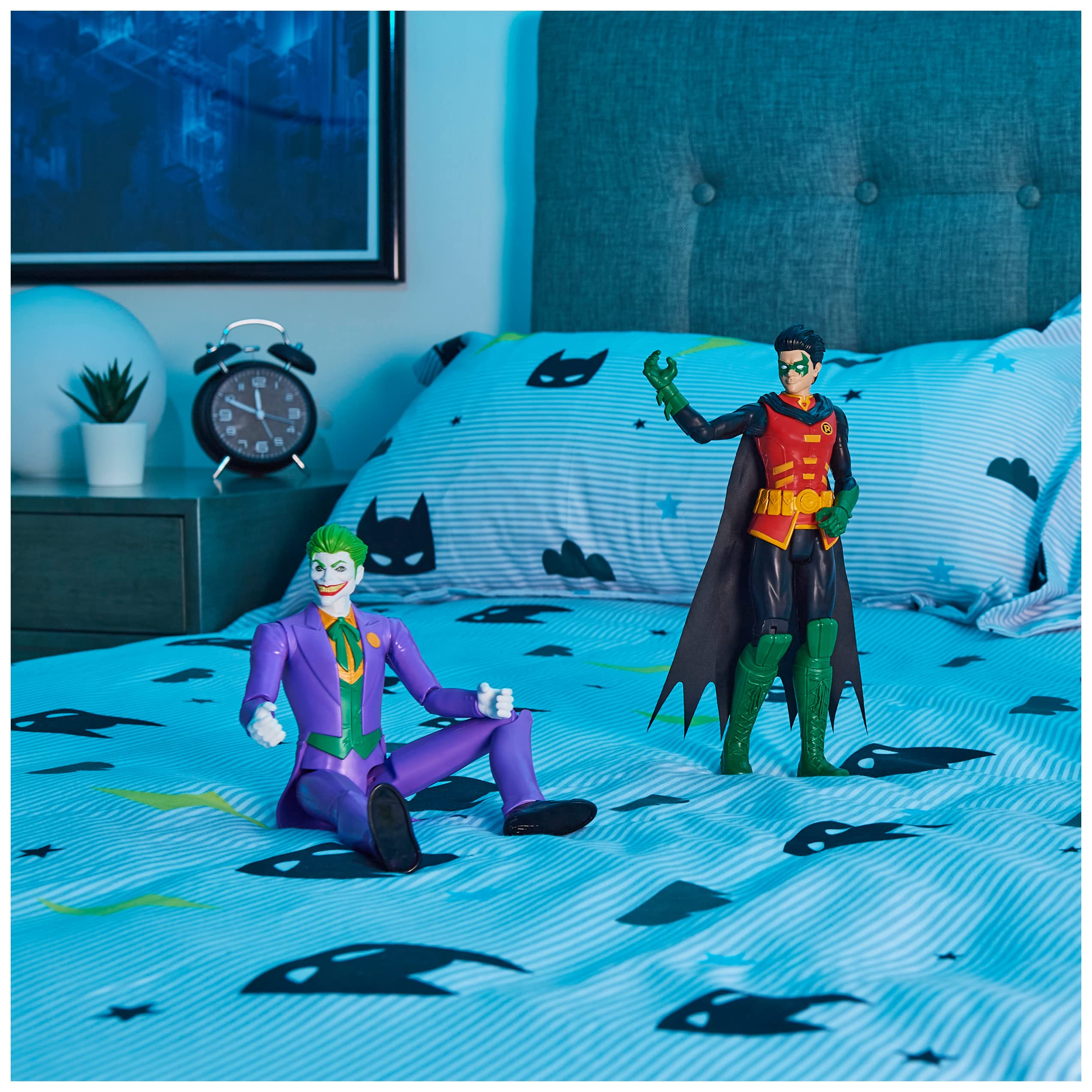 DC Comics, Batman 6-Pack | Batman, Robin, Nightwing, The Joker, The Riddler, Copperhead | 12-inch Action Figures, Kids Toys for Boys and Girls Ages 3 and Up