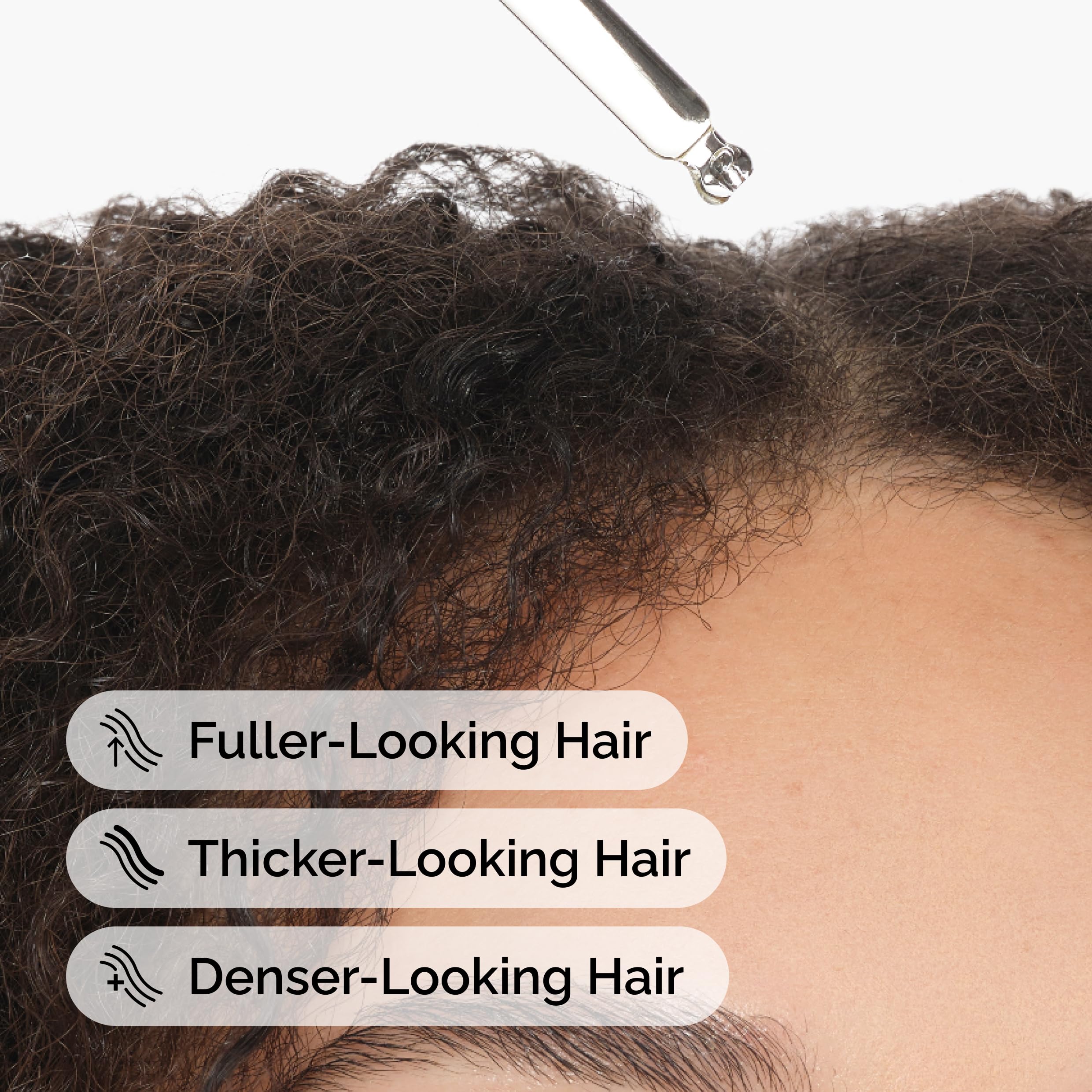 The Ordinary Multi-Peptide Serum for Hair Density, Peptide-Powered Formula for Thicker, Fuller Looking Hair, 2 Fl Oz