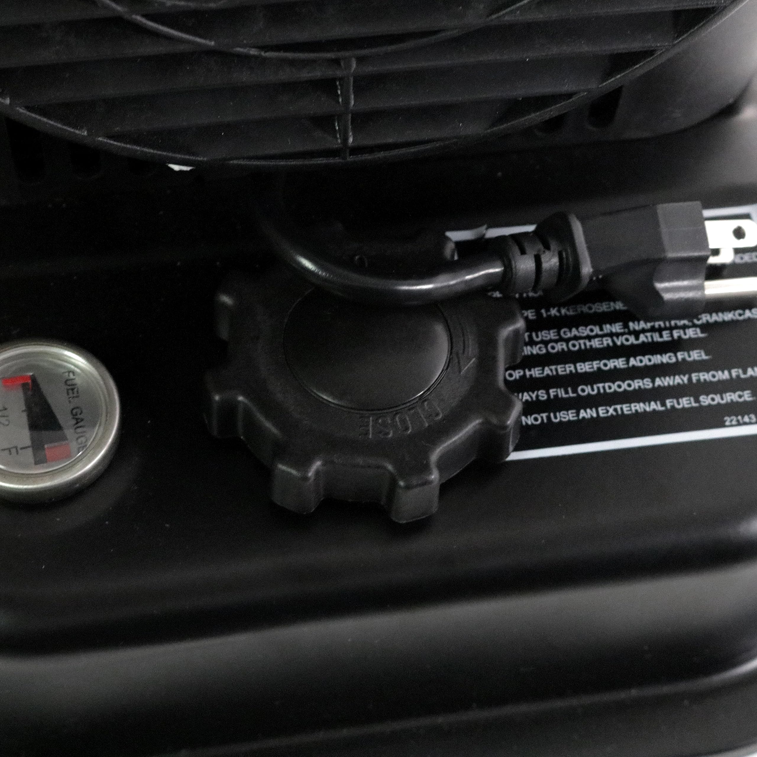 Mr. Heater 80,000 BTU Forced Air Kerosene Heater Black