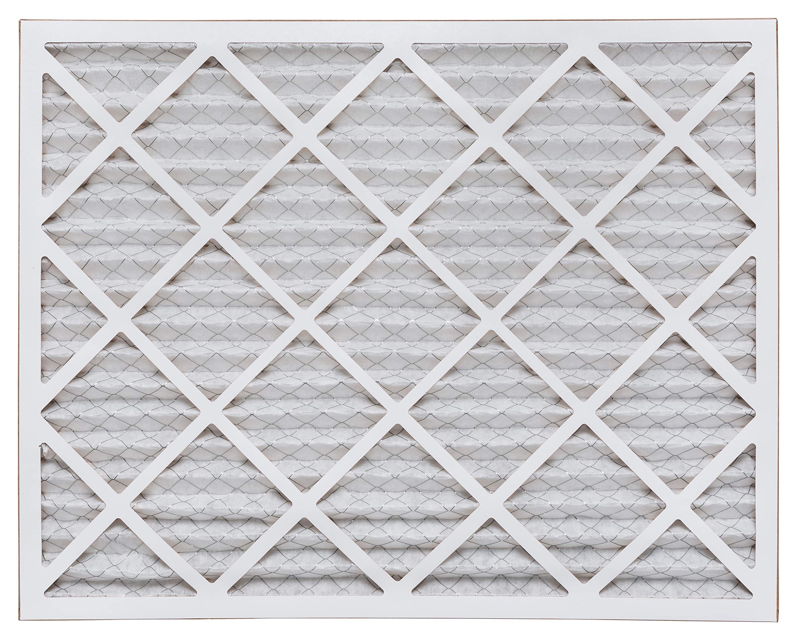Aerostar 19 7/8x21 1/2x1 MERV 11 Pleated Air Filter, AC Furnace Air Filter, 12 Pack (Actual Size: 19 7/8" x 21 1/2" x 3/4")