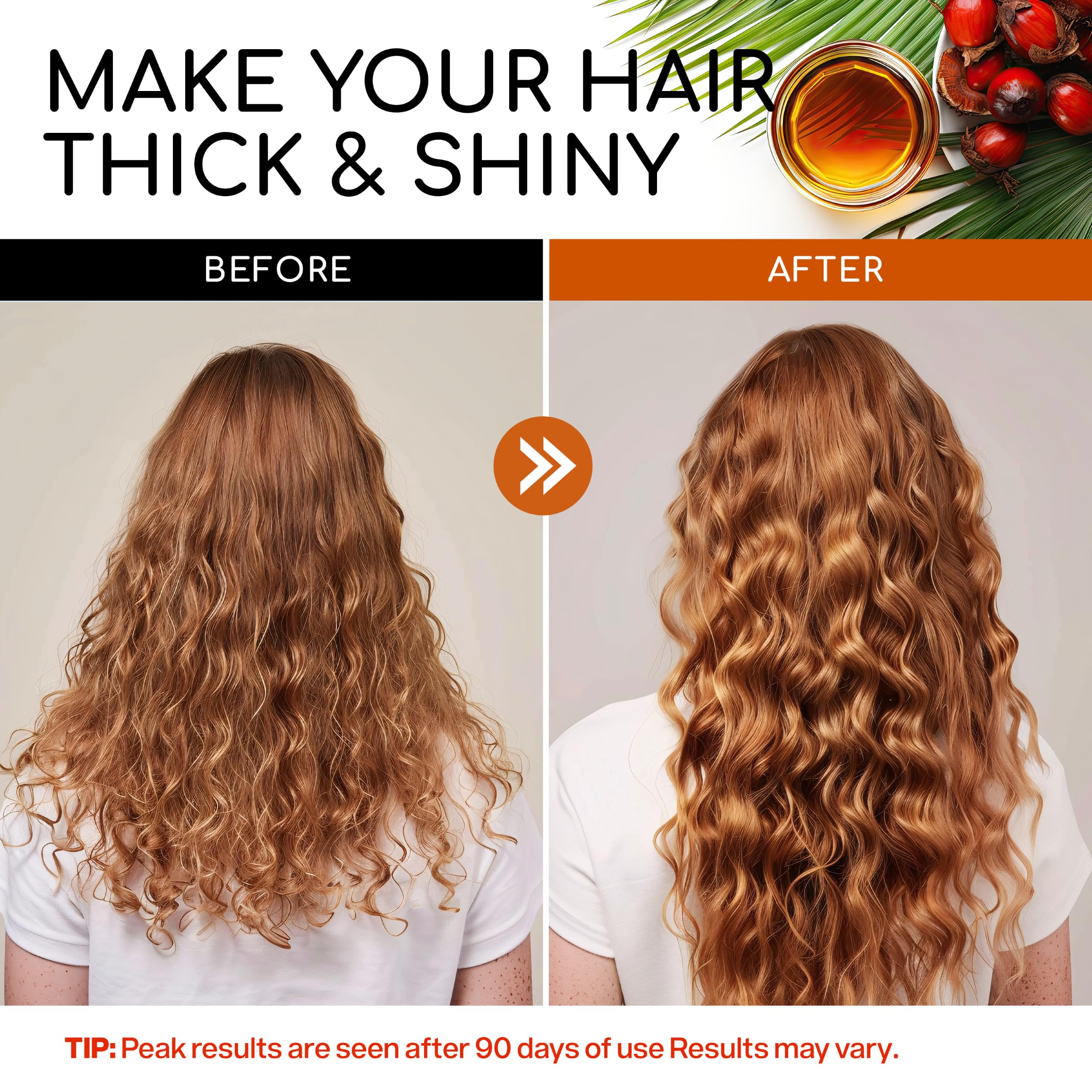 WTSTRIPS Batana Oil for hair growth: 100% raw unrefined pure natural cold pressed Botana oil - Dr Sebi Batana oil from Honduras, Brown