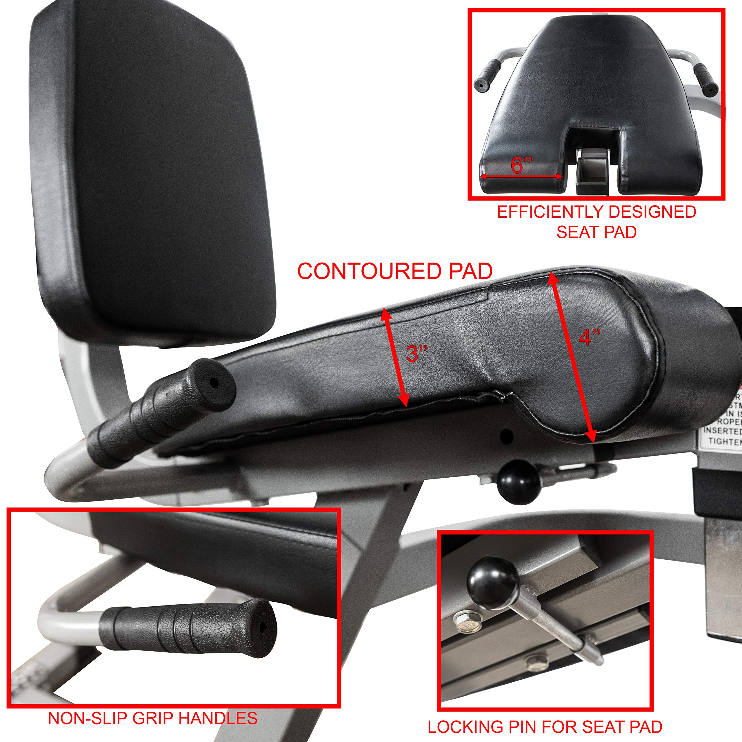 Valor Fitness Leg Extension and Leg Curl Machine - Adjustable - 8 Thigh, 6 Back Positions - Plate Loaded Max 150 lbs - Home Gym Lower Body Workout