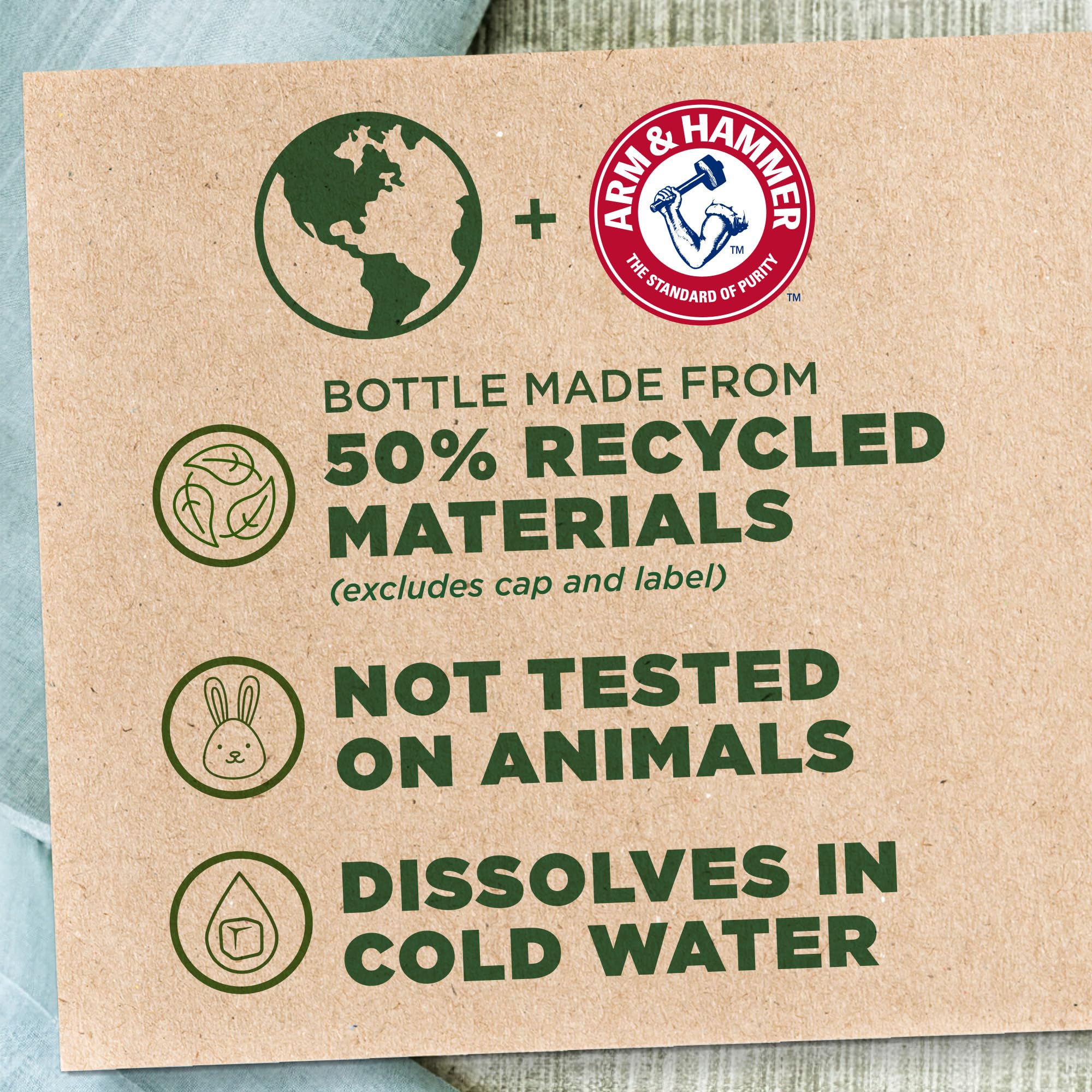 Arm & Hammer in-Wash Scent Booster, Purifying Waters, 37.8 oz