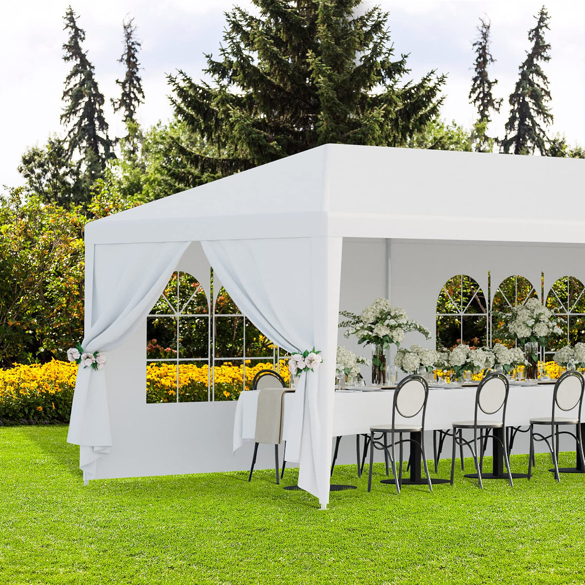 BBBuy 10'x30' Outdoor Party Wedding Tent Canopy Waterproof Camping Gazebo BBQ Shelter Pavilion Heavy Duty, 8 Removable Sidewalls (10x30)