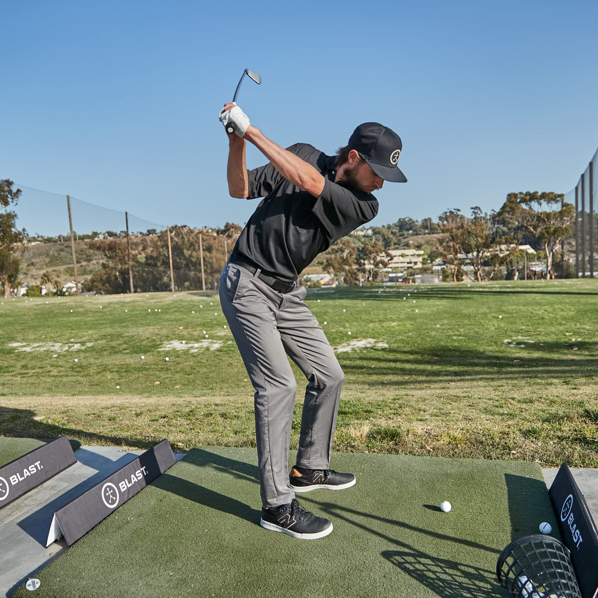 Blast Golf Swing & Stroke Analyzer - Lower Your Scores from tee to Green - Real-time Feedback, Swing Metrics, Video Capture Highlights, Track Performance (gen3 Sensor)