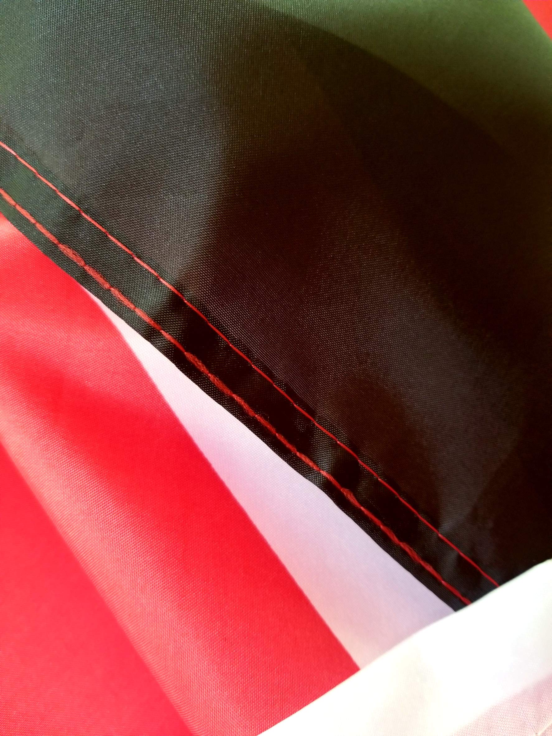 3x5 Trinidad and Tobago Flag with 100% Polyester Fabric, Double Stitched Edges, and Two Brass Grommets, 3x5 Flag of Trinidad and Tobago