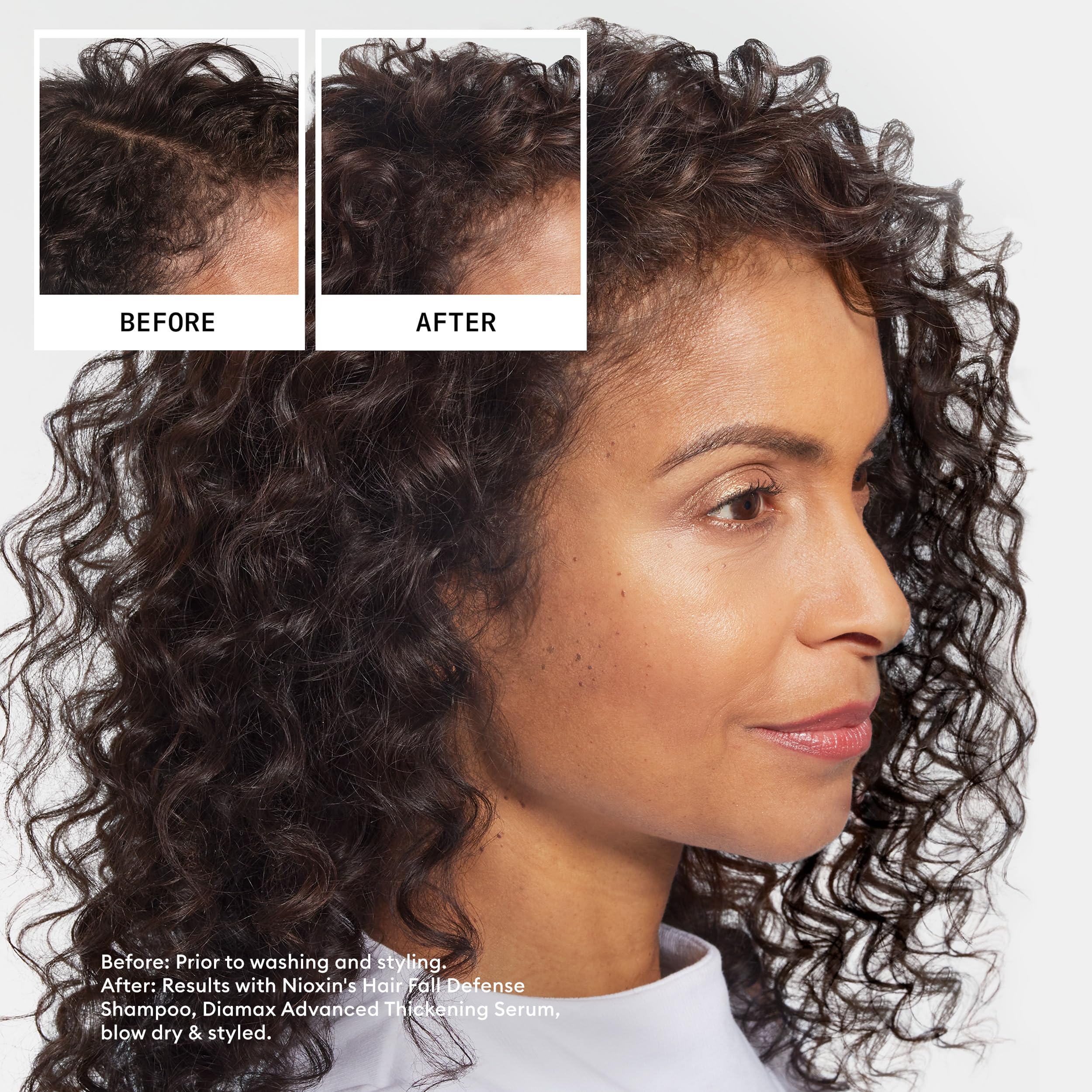 Nioxin Hair Fall Defense Shampoo | Activates Hair Follicles for Visibly Less Hair Loss | With Niacinamide, Caffeine, Lauric Acid, and Sandalore | 8.1 Fl Oz.