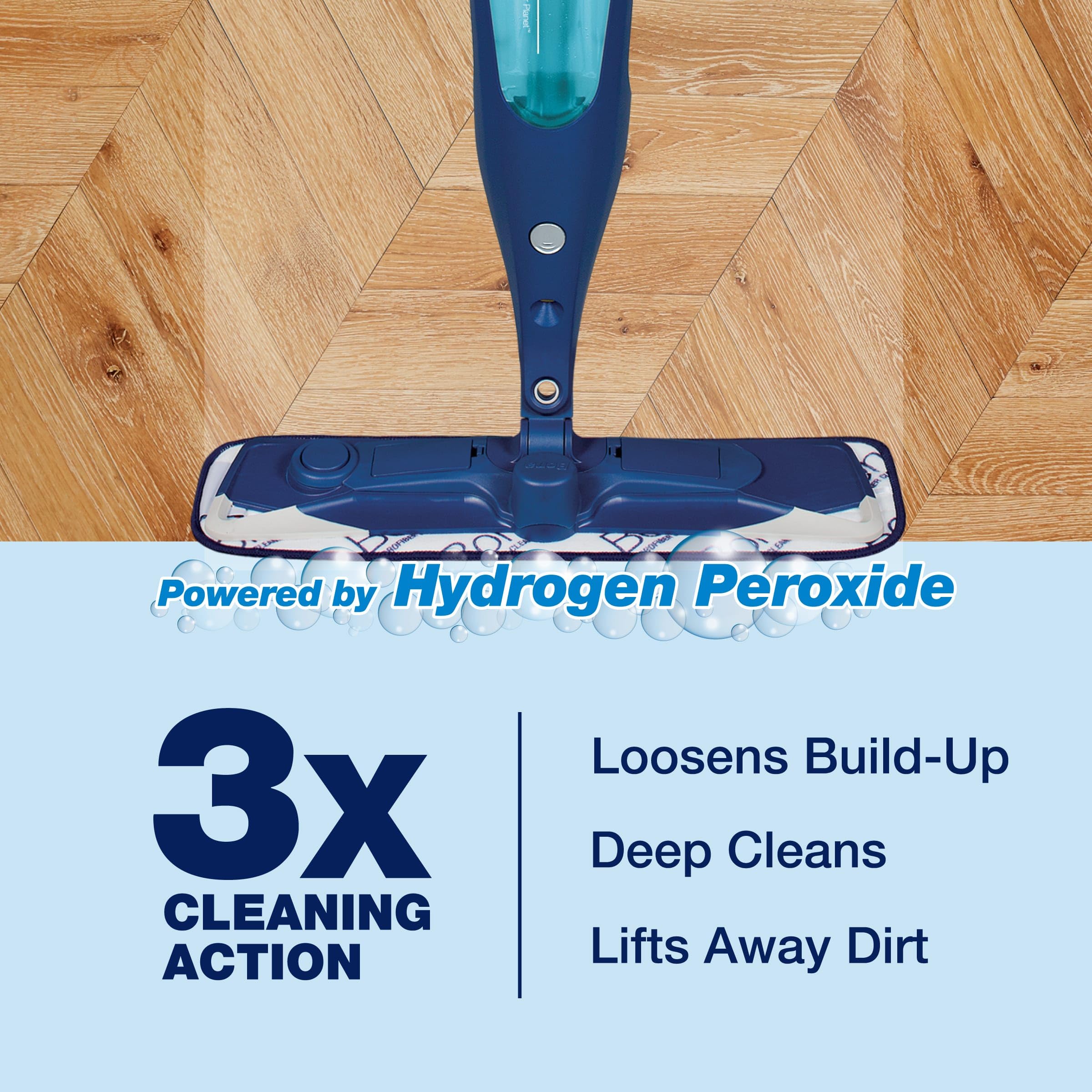 Bona PowerPlus Hardwood Floor Deep Cleaner Refill - 128 fl oz - Refill for Bona Spray Mops and Spray Bottles - Residue-Free Floor Cleaning Solution for Wood Floors