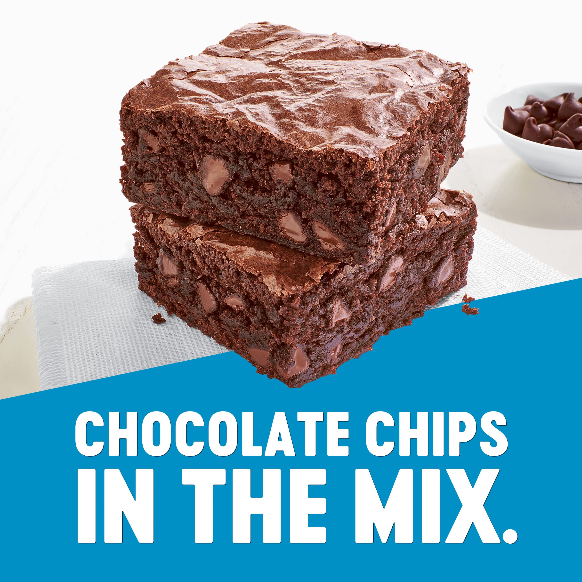 Krusteaz Gluten Free Double Chocolate Brownie Mix, Includes Chocolate Chips, Certified GF, Gluten Free Baking Mix, 20-ounce Boxes (Pack of 8)