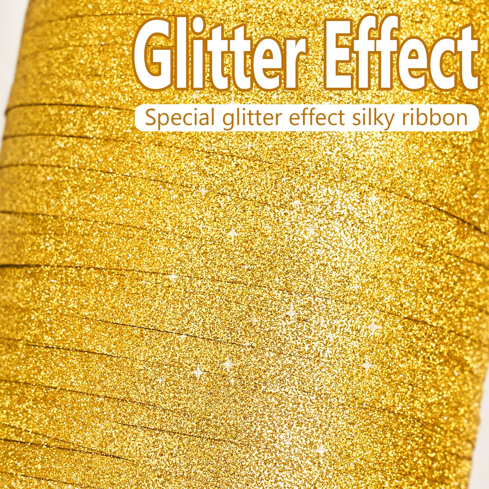 PartyWoo Gold Ribbon - 500 Yard Curling Ribbon for Crafts, Balloons, Gift Wrapping, Florist Flowers (1 Roll)