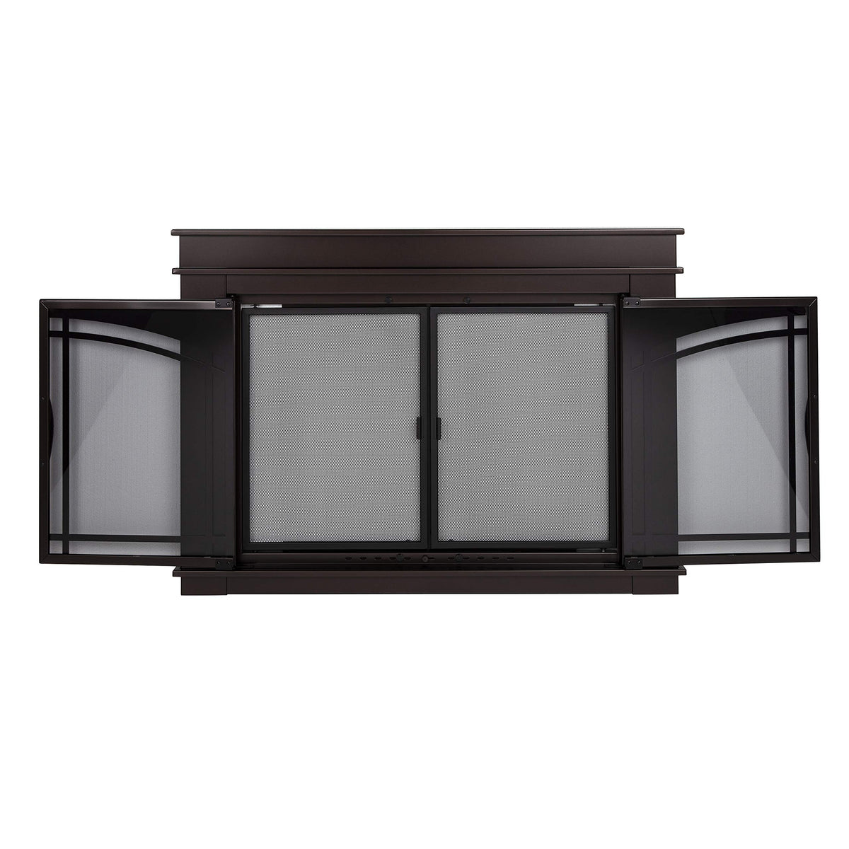 Pleasant Hearth FN-5702 Fenwick Fireplace Glass Door, Oil Rubbed Bronze, Large
