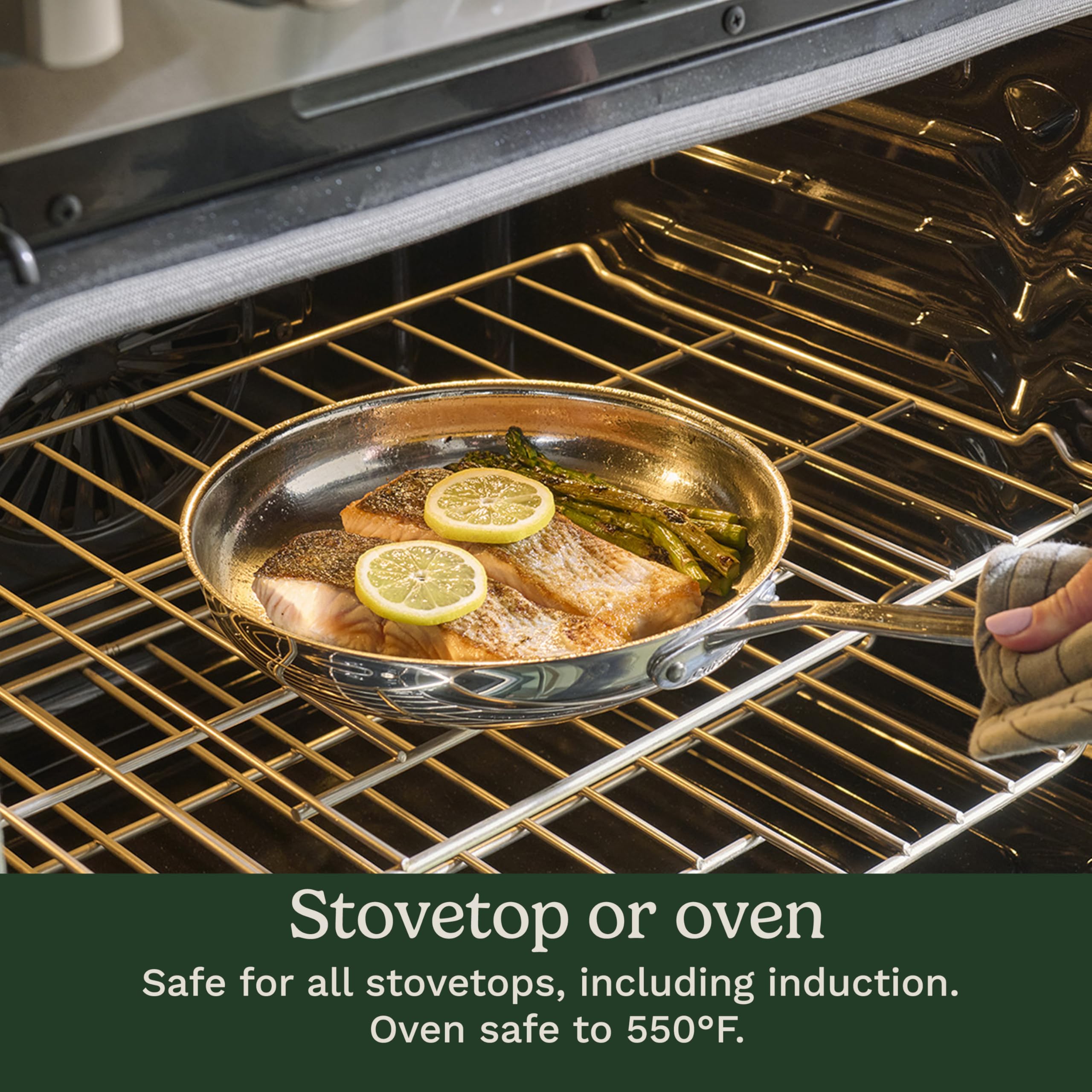 Cuisinart Chef’s Classic 11-Piece Stainless Steel Pots and Pans Set, Cookware Set Compatible with Induction, Electric, Gas Cooktops, Aluminum Core for Even Heat, Cool Grip Handles, Dishwasher Safe
