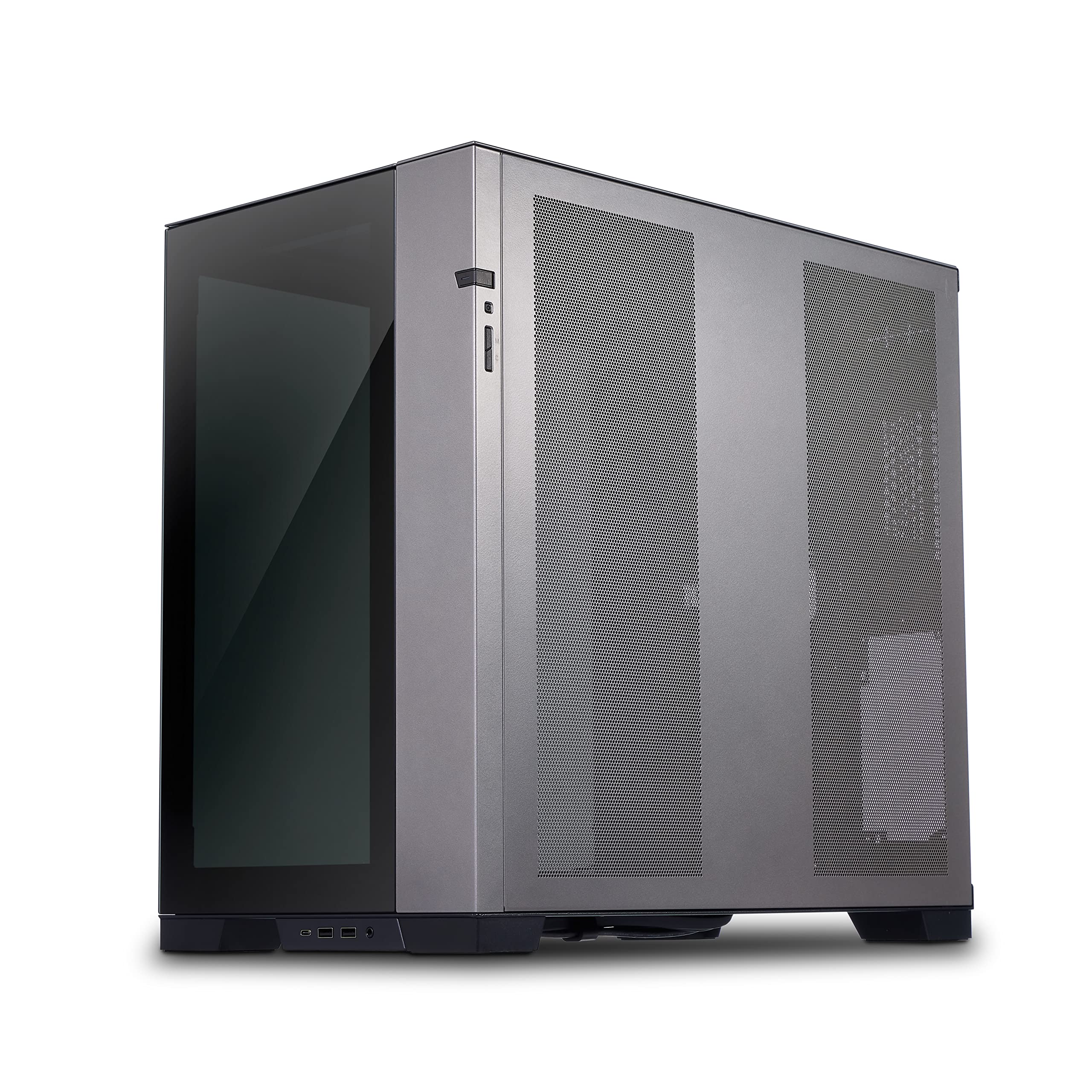 LIAN LI O11 Dynamic EVO Gaming PC Case E-ATX Desktop Computer Case - Mid Tower Chassis with Flexible Mode and Configuration, Tempered Glass Panel, USB Type-C Port (Harbor Grey)