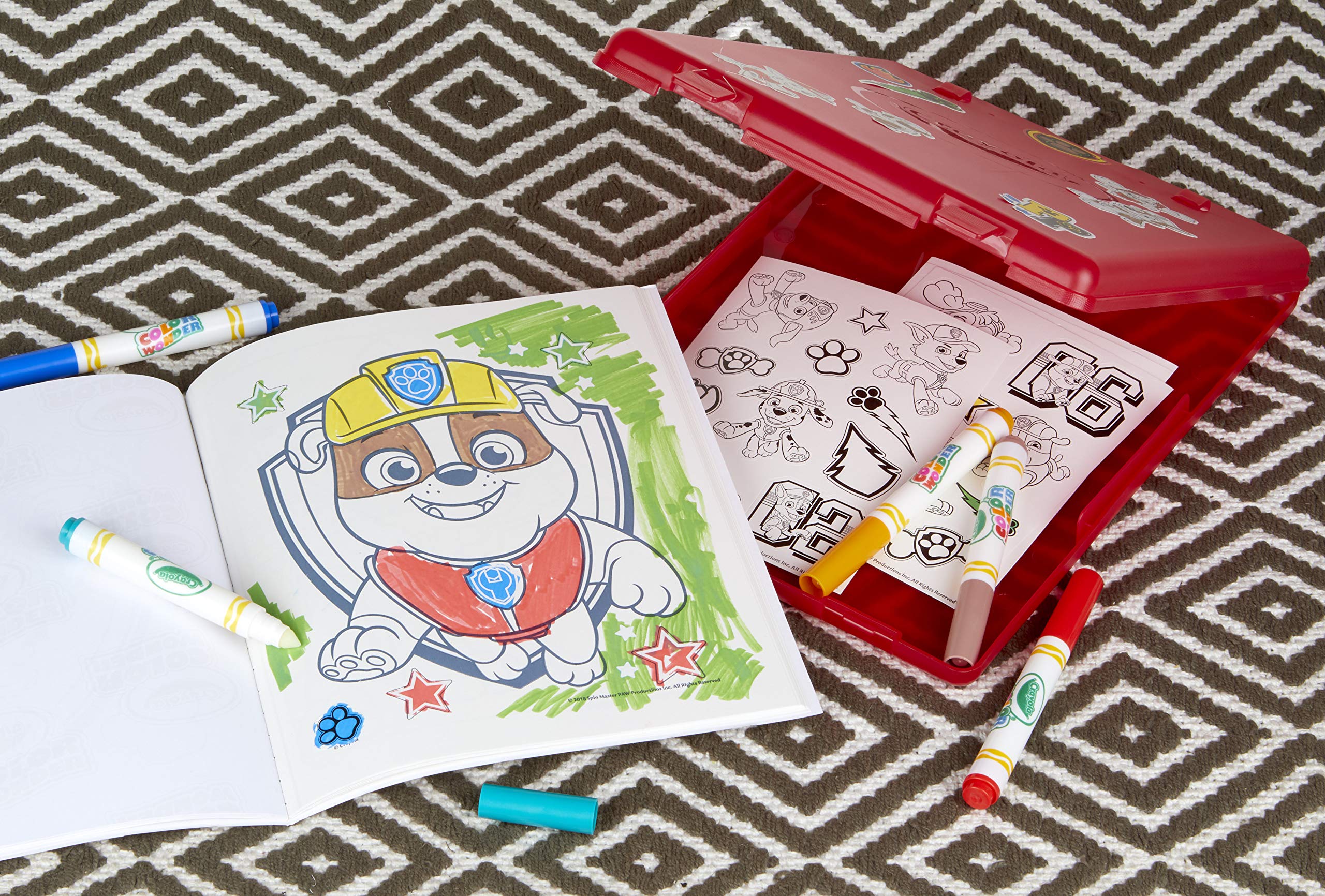 Crayola Color Wonder, Paw Patrol Coloring Book, Travel Coloring Kit, Gift for Kids 3, 4, 5, 6