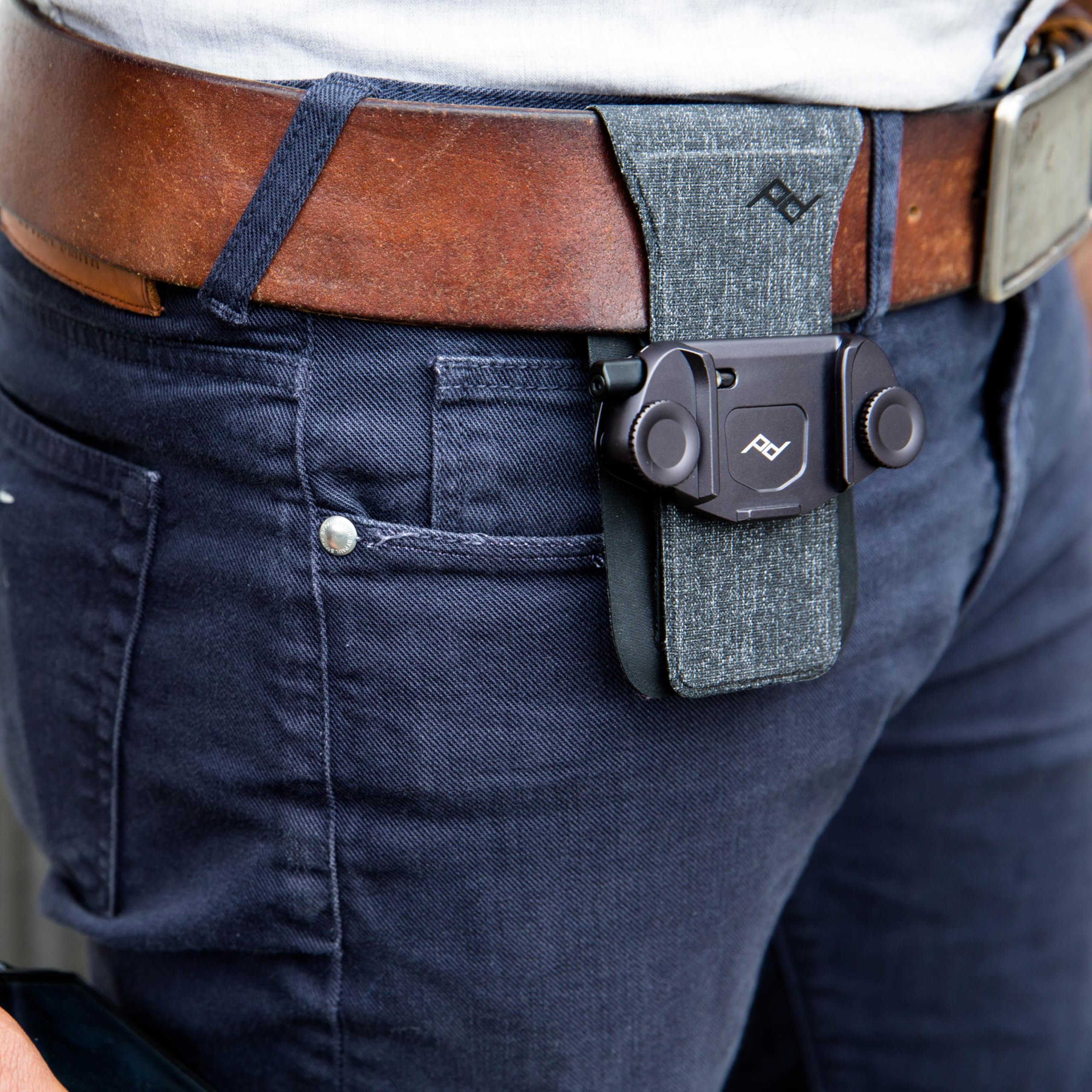 Peak Design Pro Pad V2, Charcoal, Enhanced Comfort and Stability for Capture Camera Clip, Holds DSLR, Compact and Point and Shoot Bodies, Attaches to Backpack Straps and Belts, Weatherproof EVA Foam