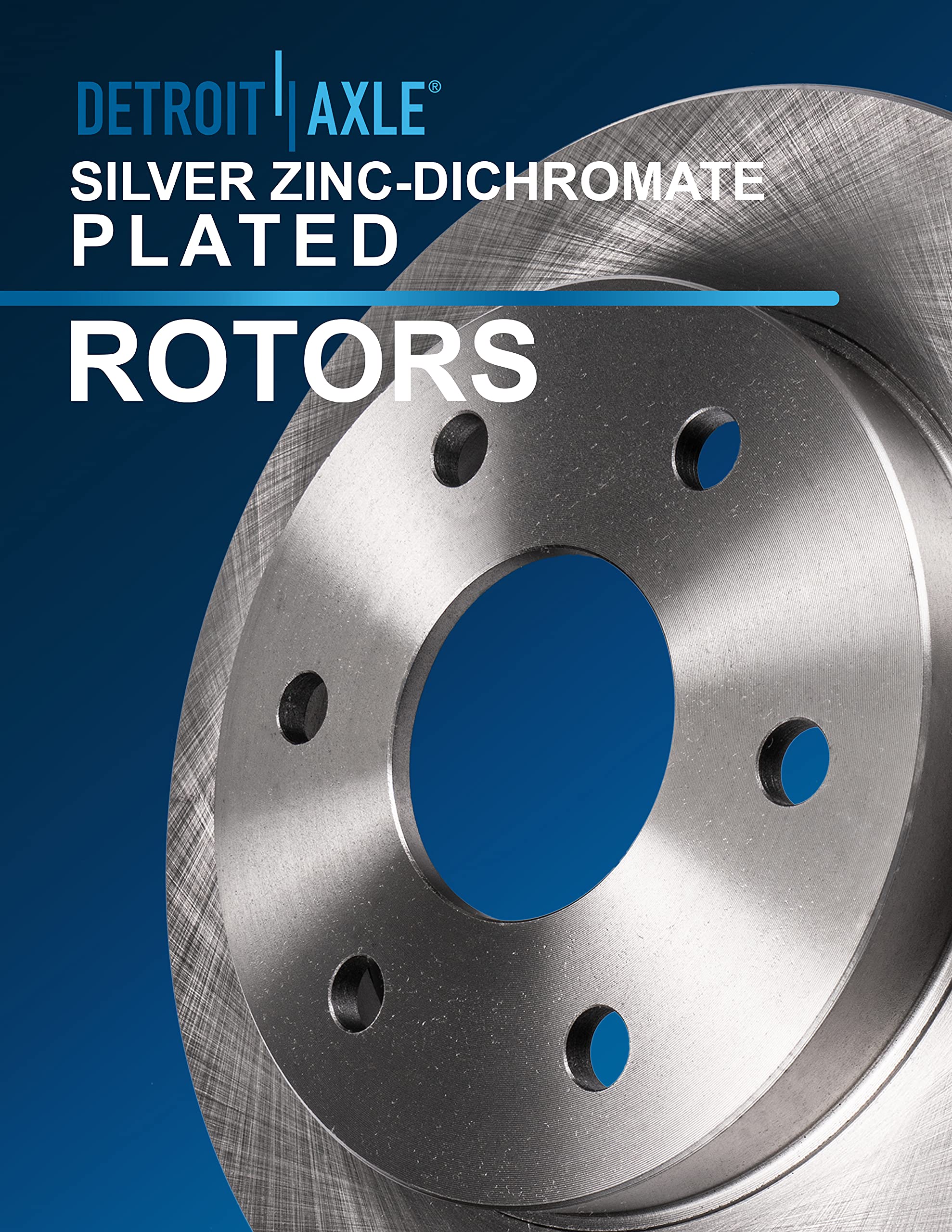 Detroit Axle - Brake Kit for Silverado Sierra 1500 Chevy GMC Tahoe Yukon Astro Safari Replacement Brakes Rotors and Ceramic Brake Pads : 12.00'' inch Front and 12.78'' inch Rear Rotors