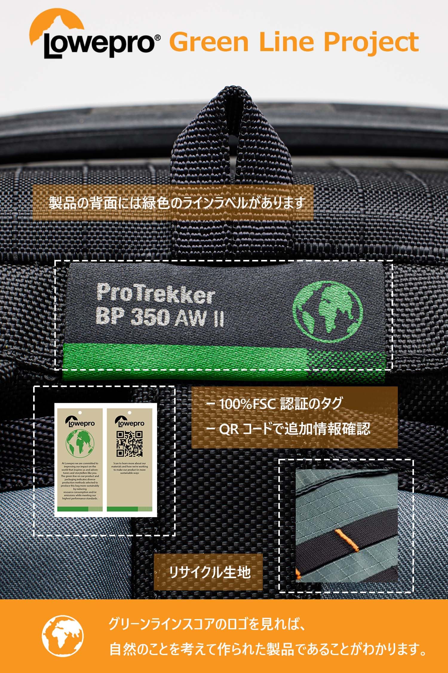 Lowepro Camera & Photo BP 350 AW II-New, Grey