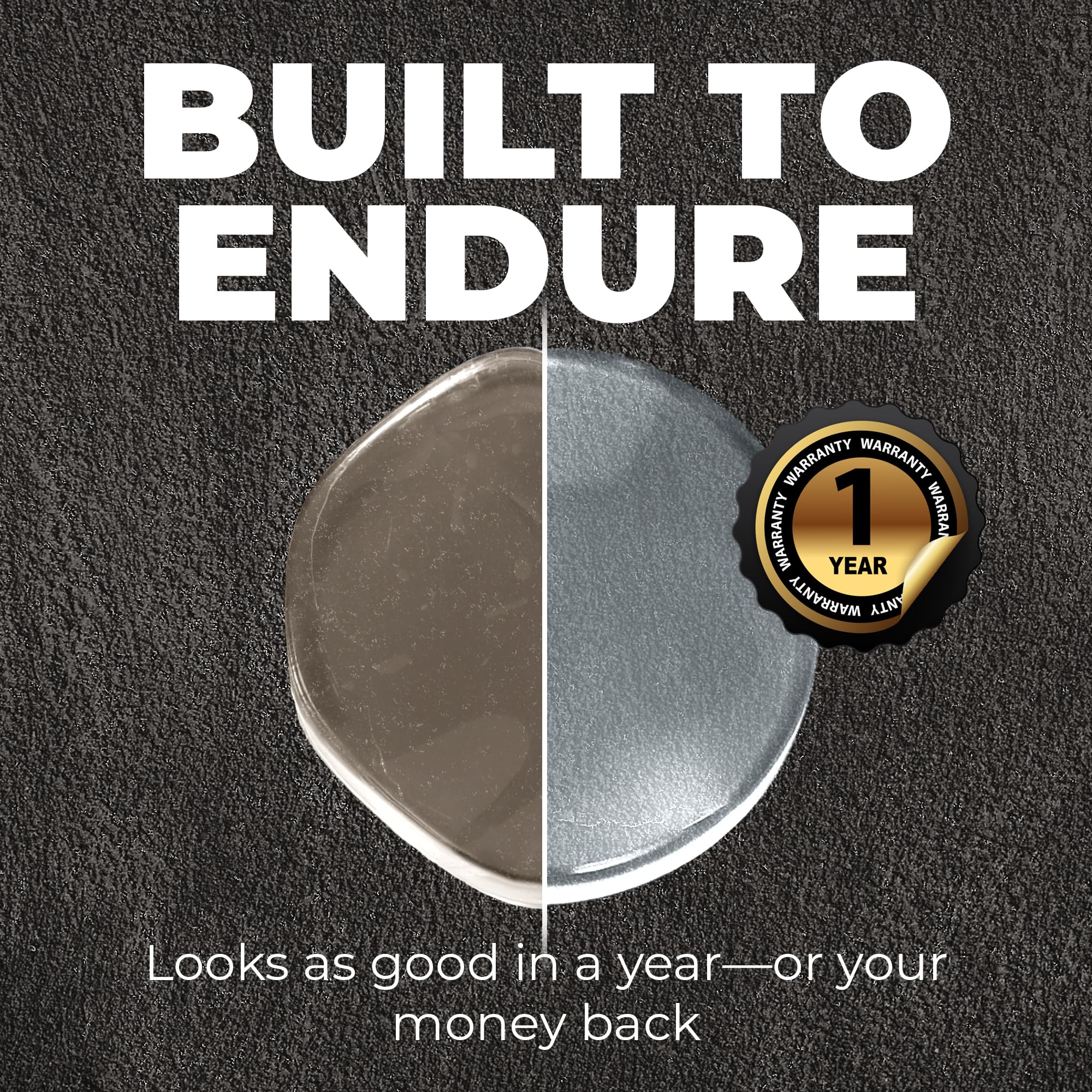 Large 2" Door Knob Wall Protectors โ 6 Clear Self-Adhesive Silicone Bumper Pads in Hemispherical Shape โ Noise Dampening Wall & Furniture Guards by VELLAX