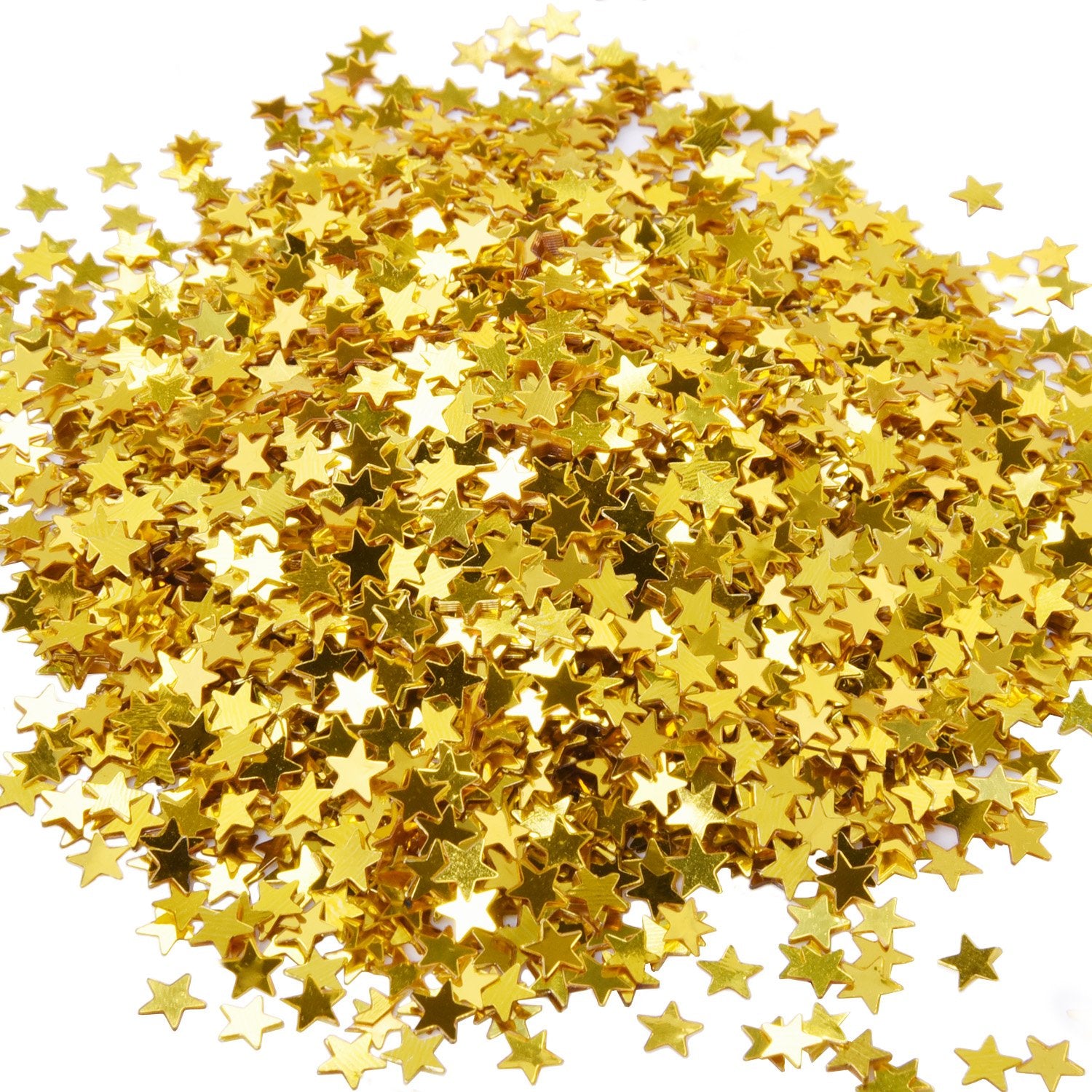 eBoot Star Confetti Table Confetti Metallic Foil Stars Sequin for Party Wedding Decorations, 30 Grams/ 1 ounce (Gold)