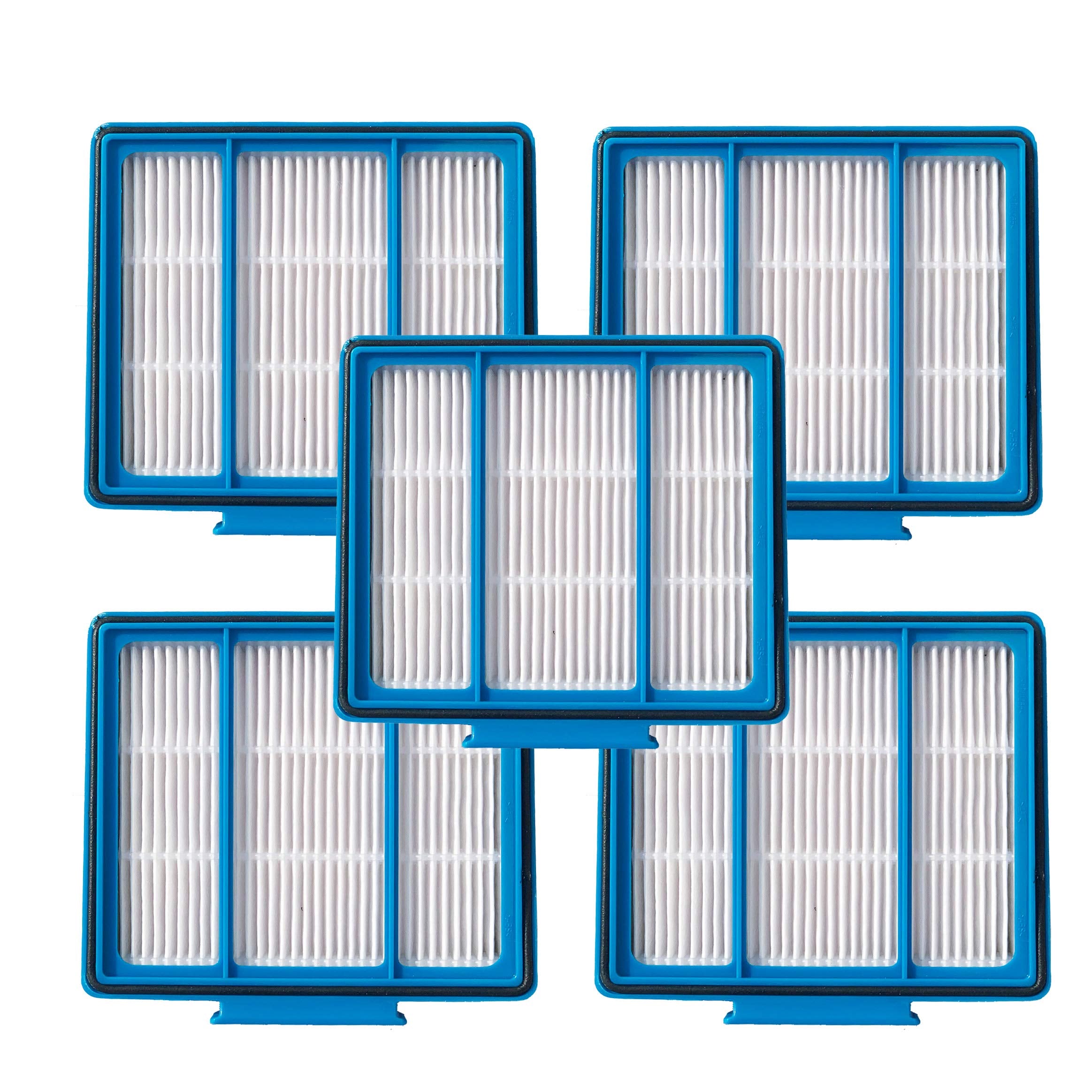 5-Pack Replacement HEPA Filter for Shark ION,IQ,EZ AI Series Vacuum AV2501AE RV1001AE AV910/911S/912S/915S AV753 RV100AE UR1000SR AV2001WD RV1001 AV752 AV2820S Part Fit # RVFFK950 (5)