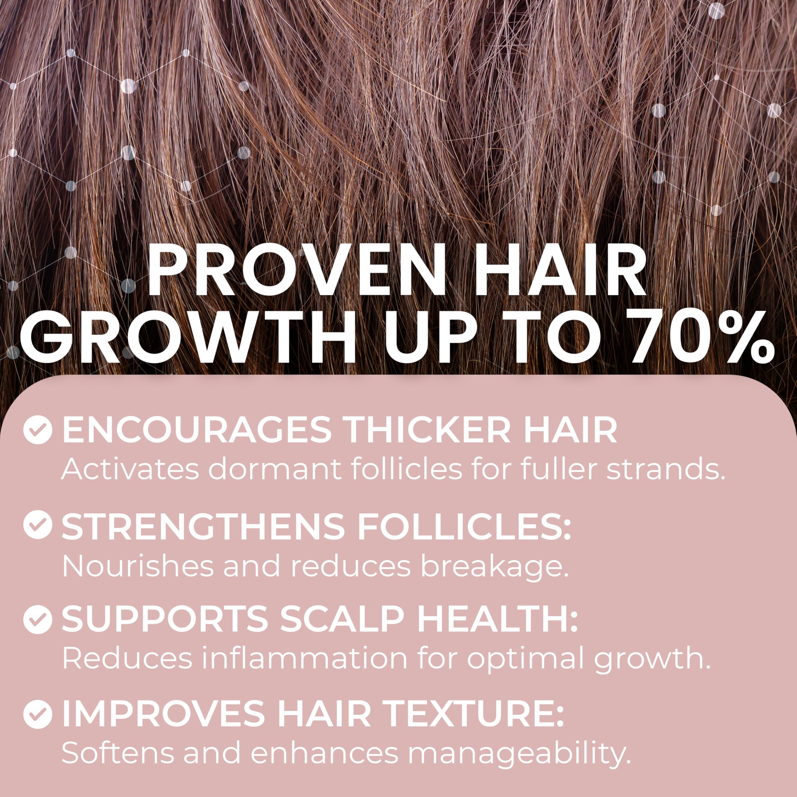 Hair Growth Vitamins Hair Growth Supplements For Women | Supports Thickness And Strength | Helps Reduce Breakage And Thinning | Promotes Healthy Scalp Function | 60 Capsules