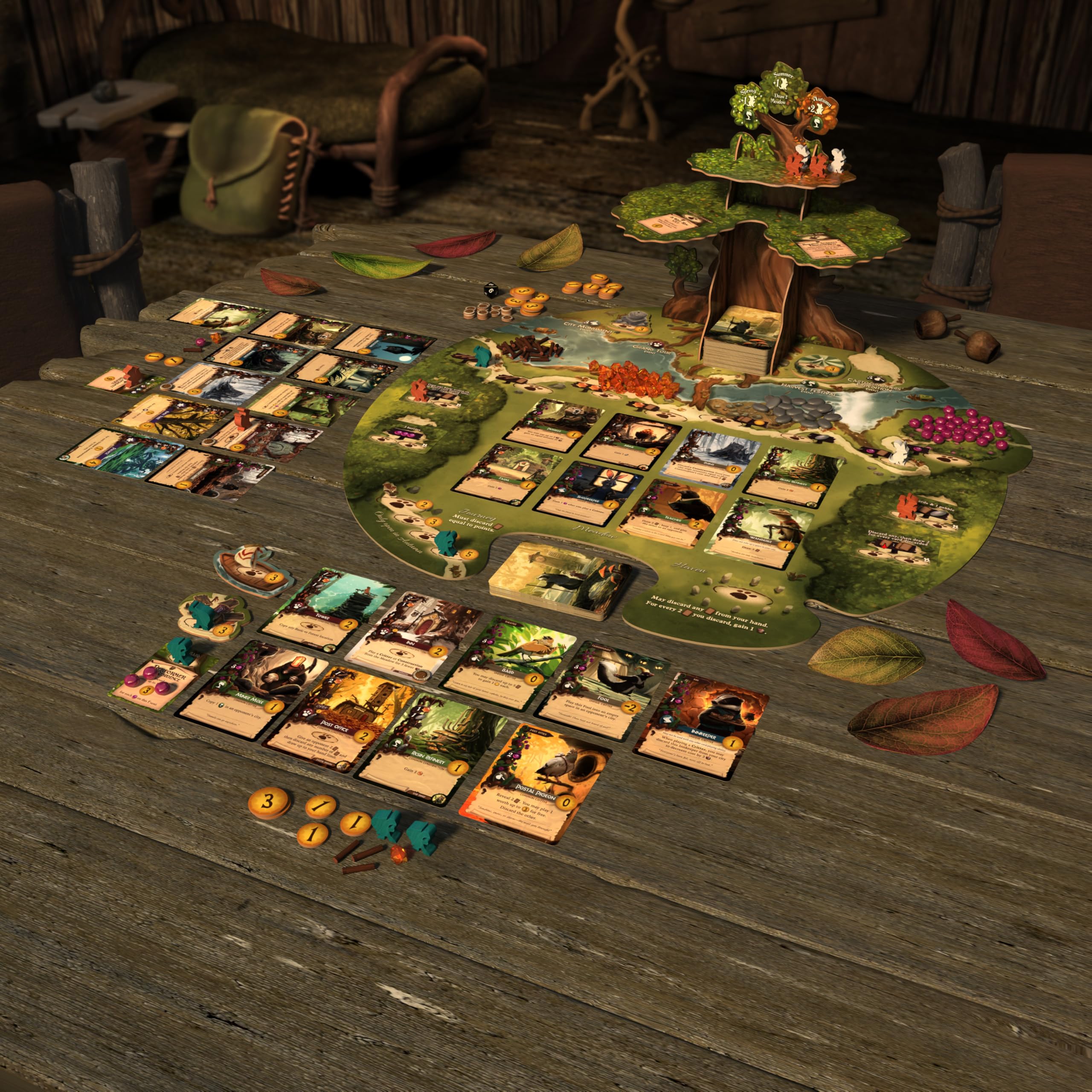 Everdell Standard Edition by Starling Games - 1-4 Player Game Where You Build a Woodland City Full of Adorable Critters