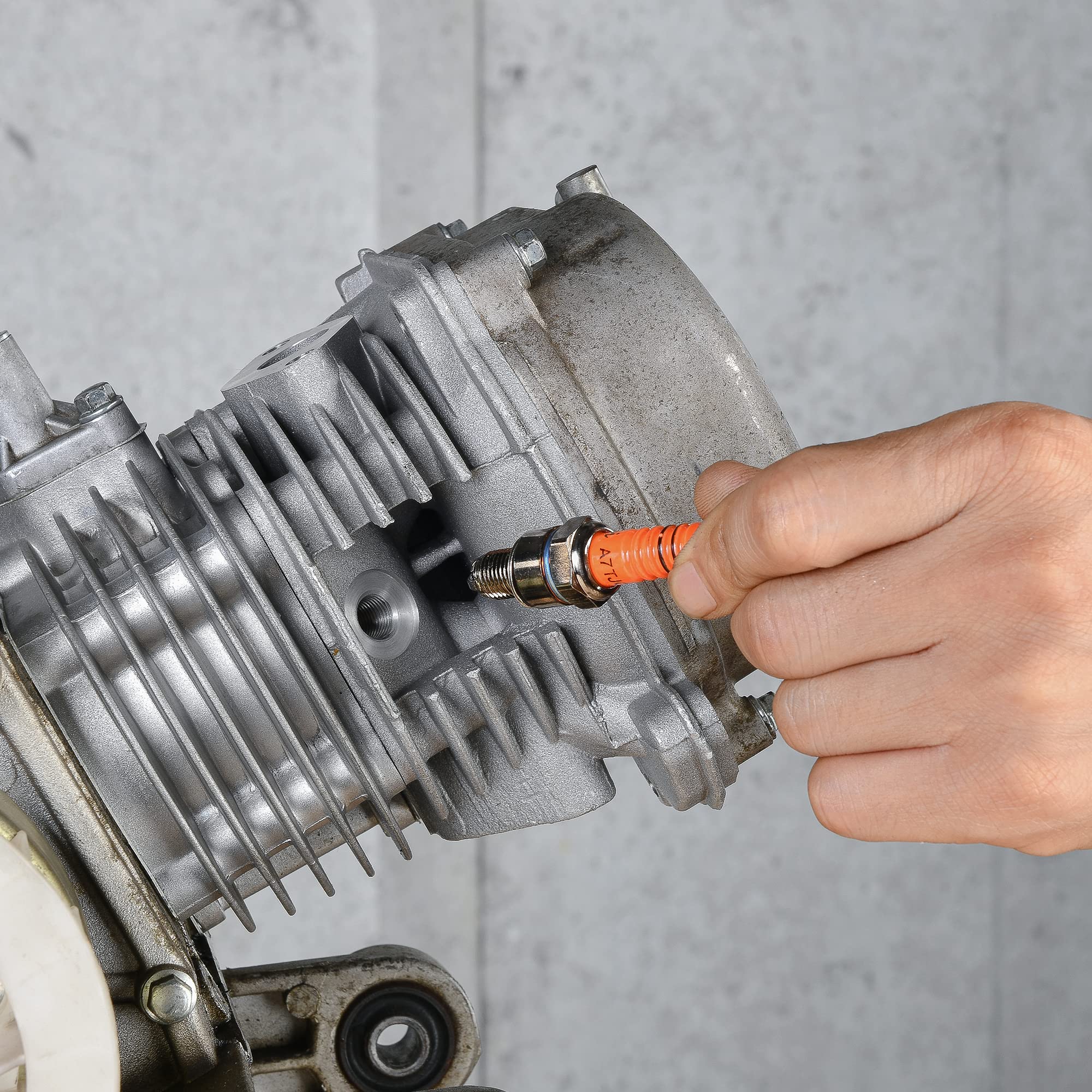 RUTU 69mm Valve GY6 Big Bore Kit 100cc,with 6pin Racing CDI Ignition Coil,Compatible with Big Bore Kit for 49cc, 50cc & 139QMB Scooter Engines - 50mm Cylinder Block, 90cc, Boosts HP & Speed 5-10mph