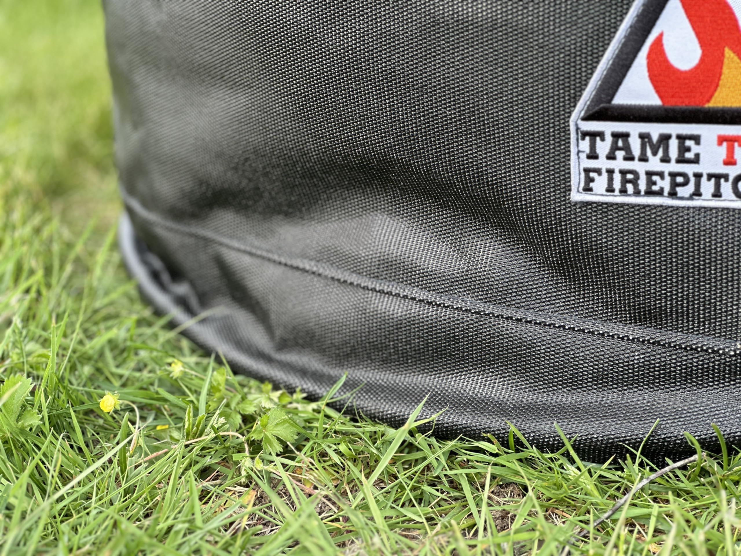 Tame the Flame Fire Pit Cover For Breeo 24, Heavy-Duty Waterproof & Fireproof Lid, Fits Round Firepits Up to 28 inches in Diameter