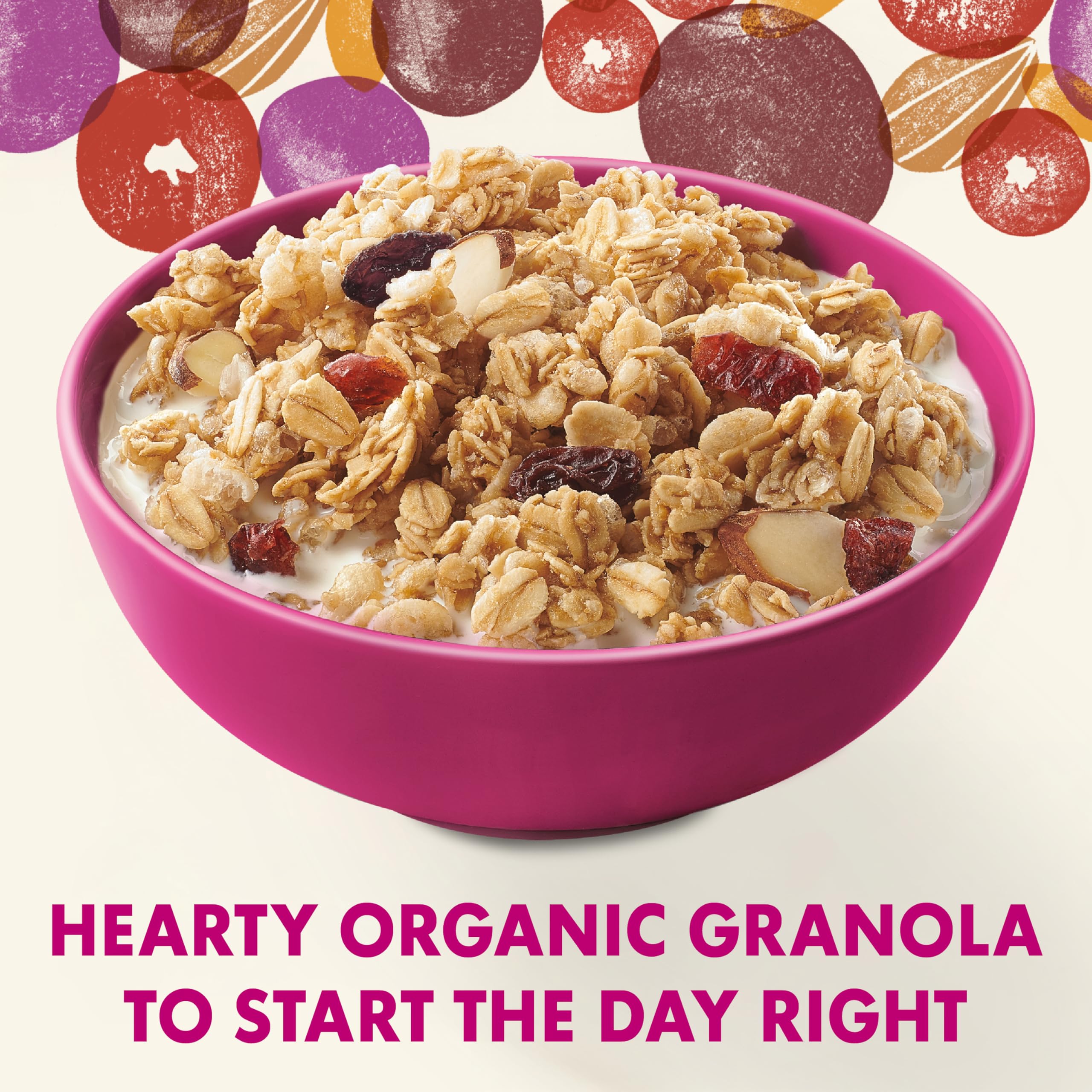 Cascadian Farm Organic Granola, Fruit and Nut Cereal, Resealable Pouch, 11 oz.