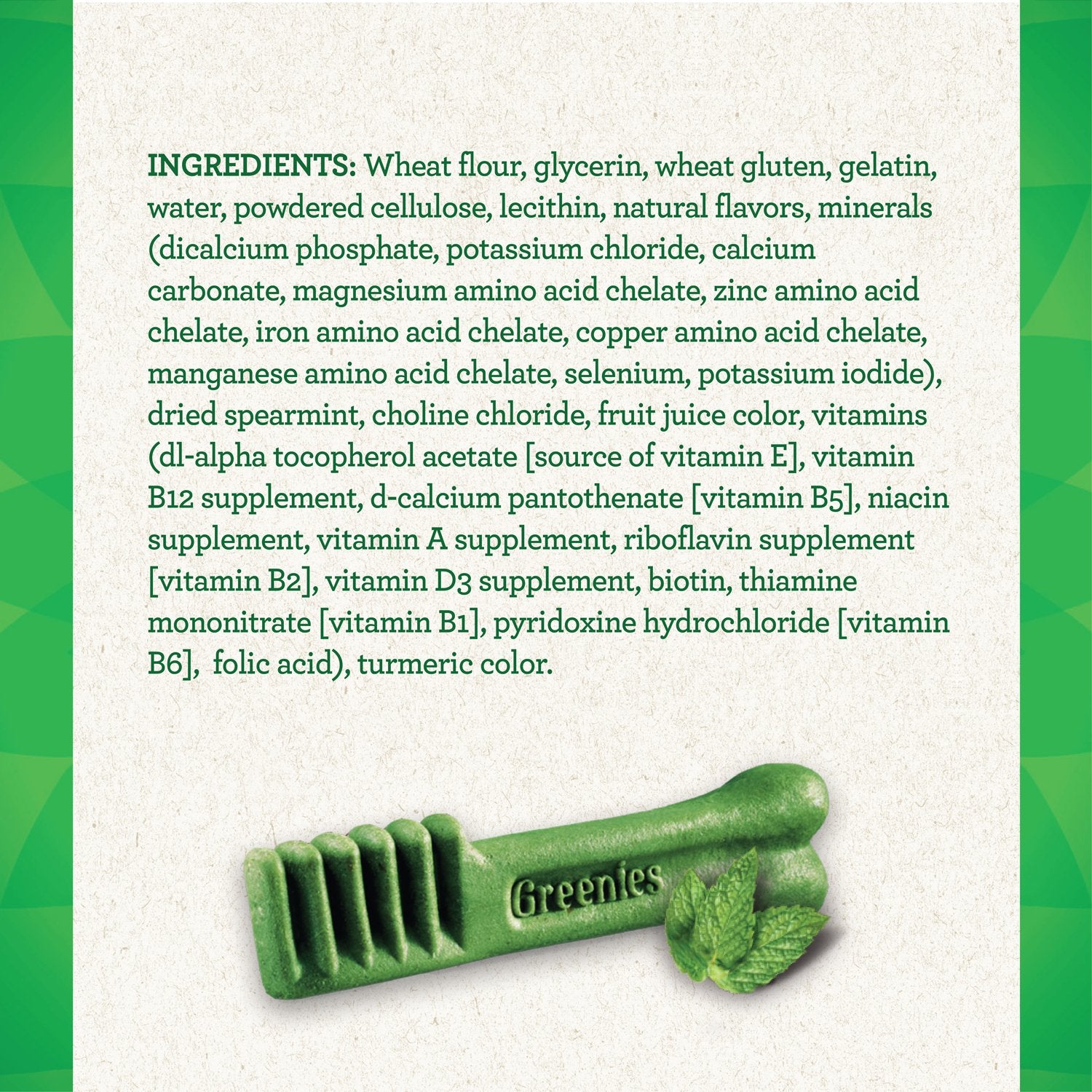 Greenies Regular Natural Dental Care Dog Treats Fresh Flavor, 12 oz. Pack (12 Treats)
