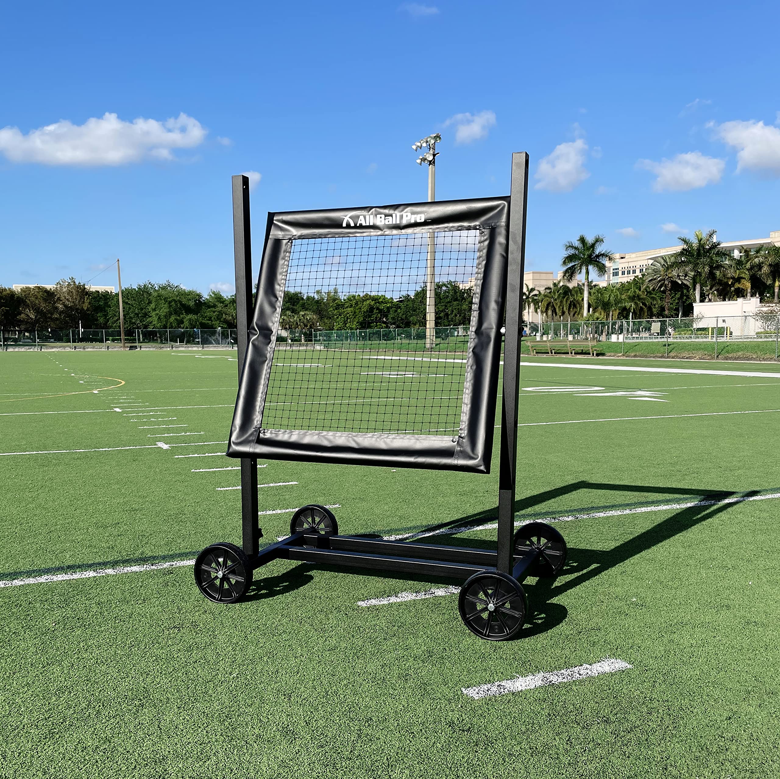 All Ball Pro Stinger X Multi Sport Rebounder, 3.5 x 3.5 - Lacrosse, Soccer & Basketball Bounceback, Tennis & Volleyball Bounceback, Baseball & Softball Pitchback