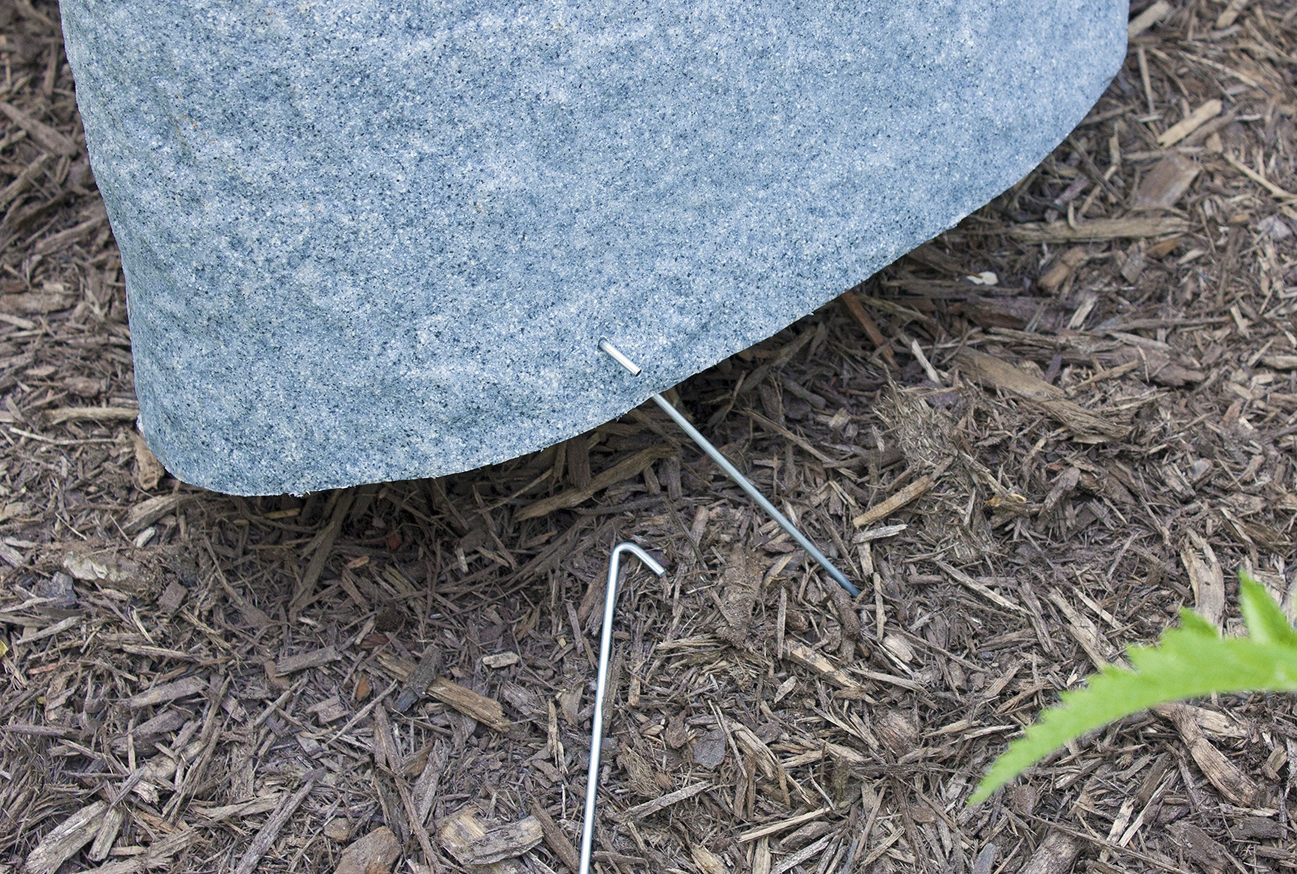 Emsco Group 2235 Natural Sandstone Appearance Utility Cover – Lightweight – Easy to Install Tall Monolith Landscape Rock