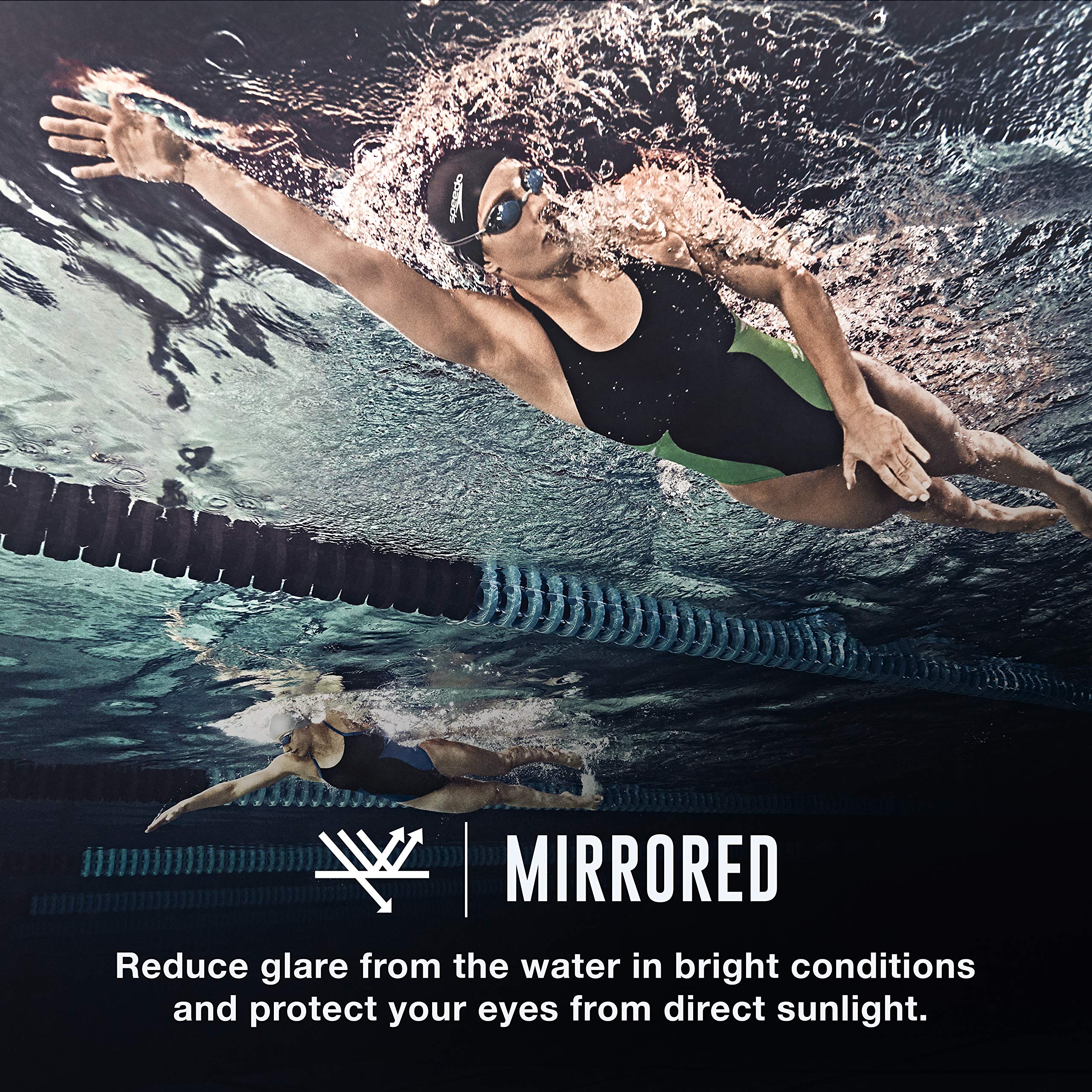 Speedo Women's Swim Goggles Mirrored Vanquisher 2.0