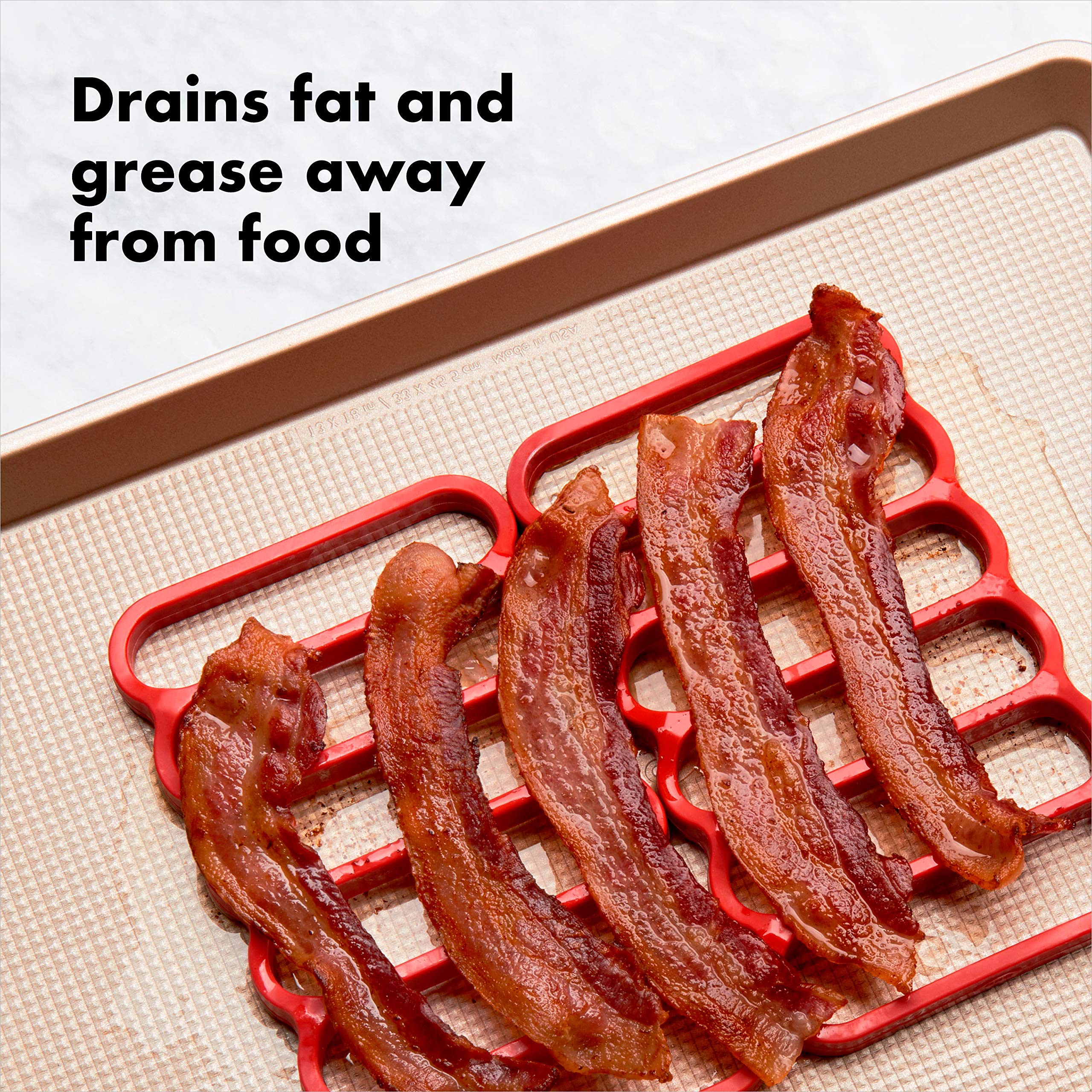 OXO Good Grips Silicone Roasting Racks, 2-Pack