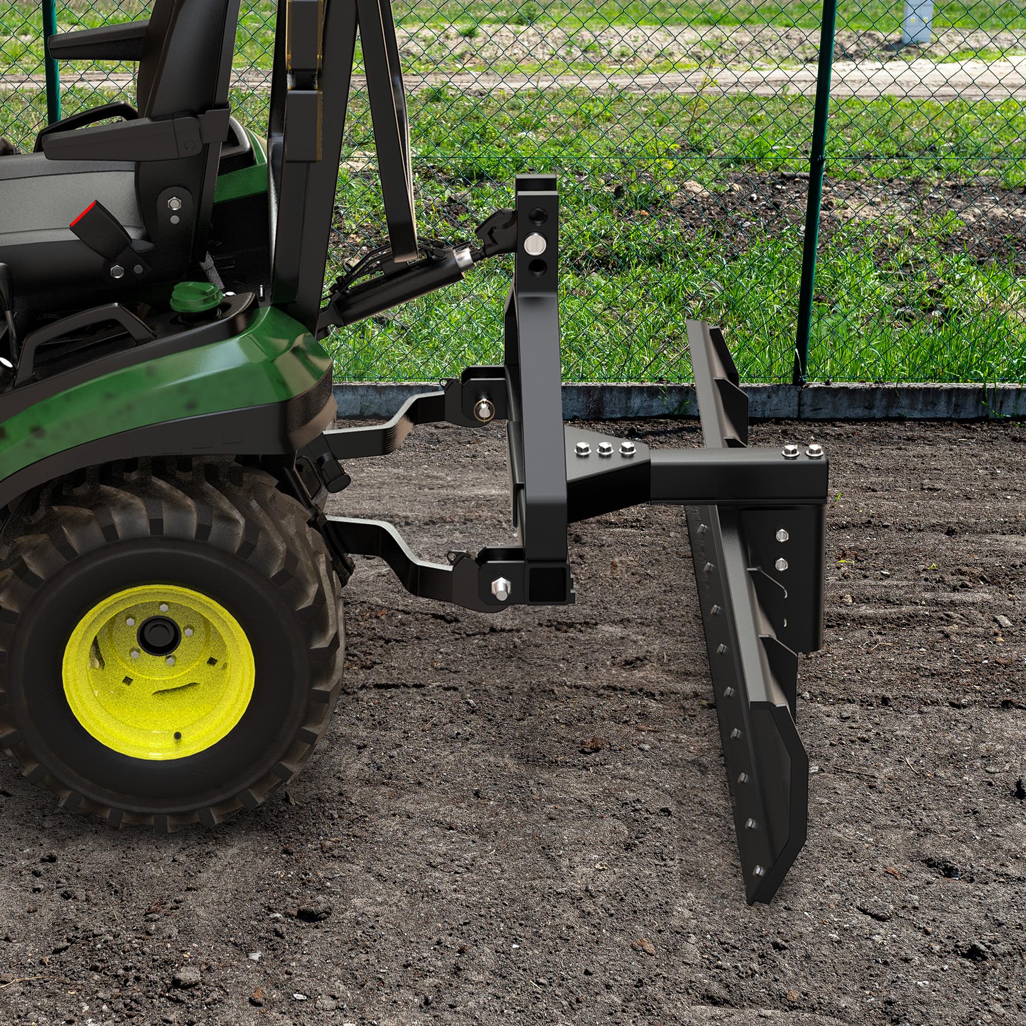 YITAMOTOR 52" Heavy Duty Scrape Blade for Cat-1 Tractors
