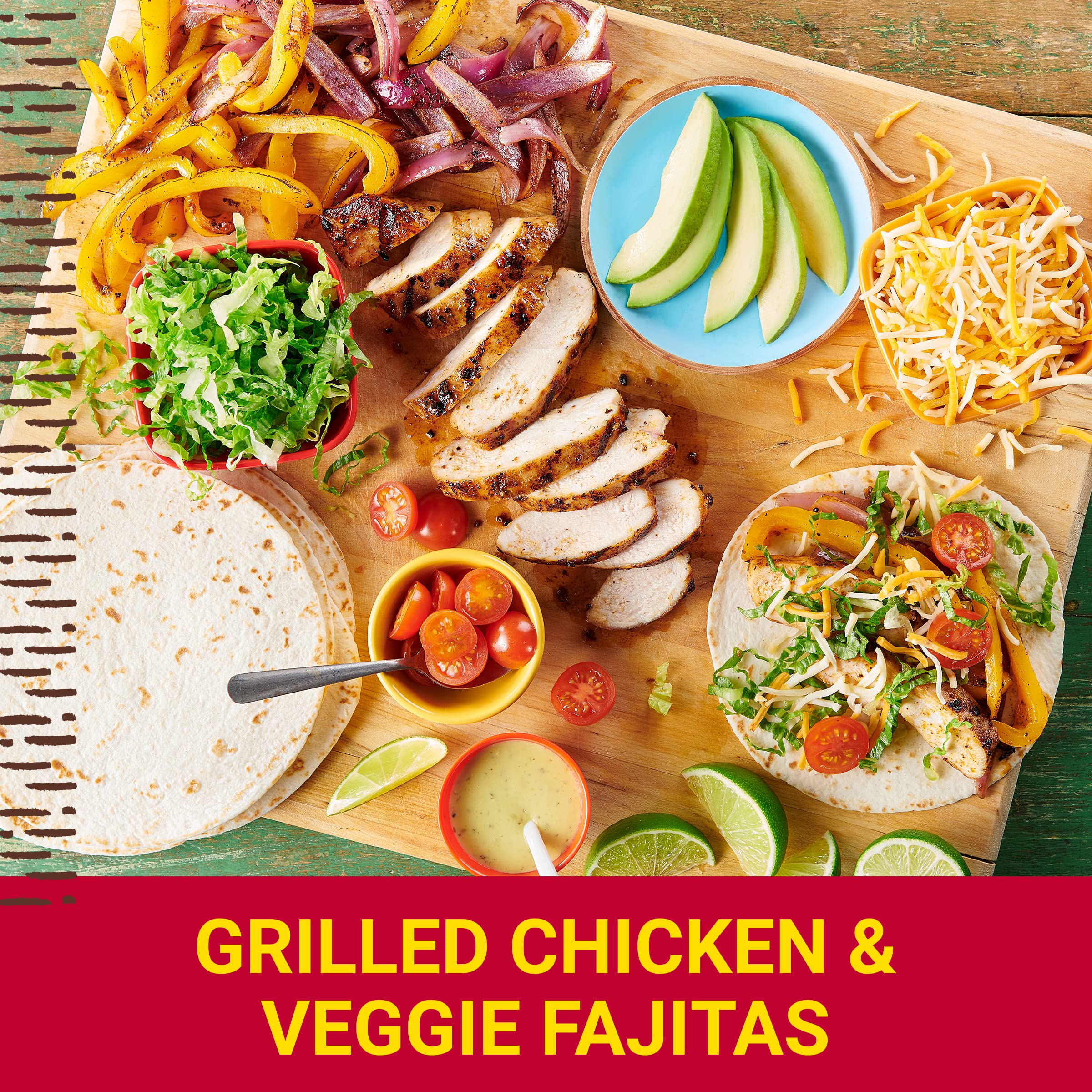 Old El Paso Flour Tortillas for Soft Tacos and Fajitas, Meal Prep, 10 Ct, 8.2 oz (Pack of 6)