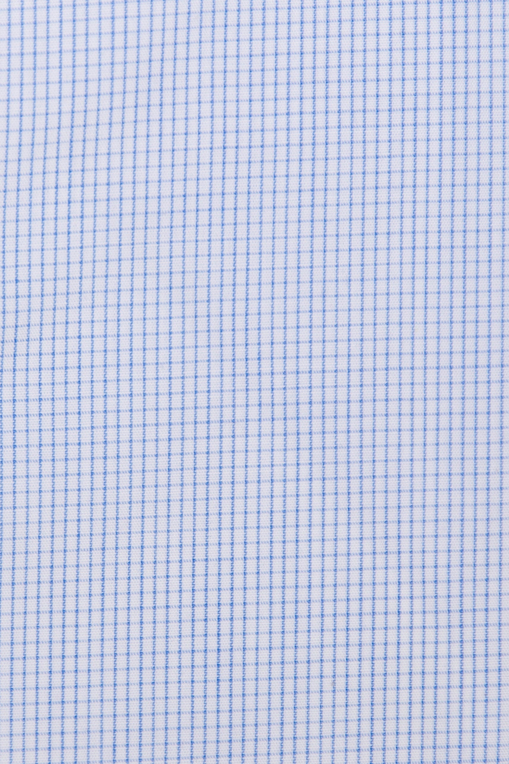 Men's Slim Fit Dress Shirt: Light Blue Square Pattern, Cotton