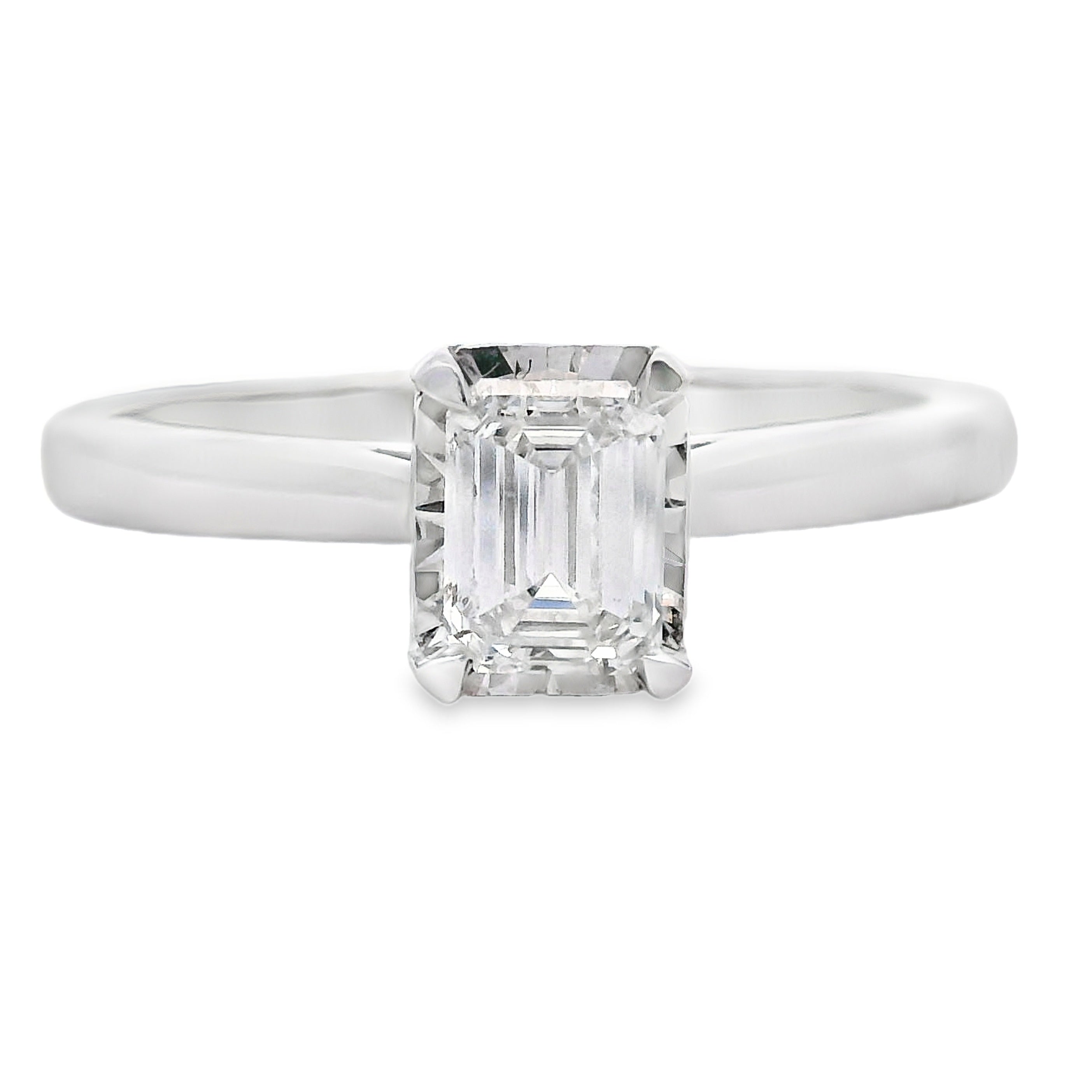 Natural .50ct Lab Grown Diamond 10KT White Gold