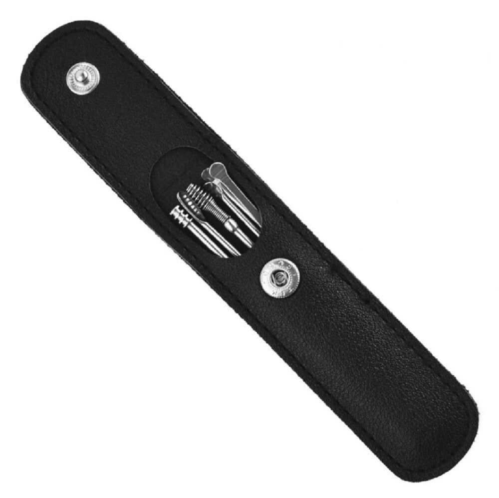 Q-Grip Ear Wax Remover Tool – Spiral Picker Spoon Safe Ear Cleaning Kit Reusable
