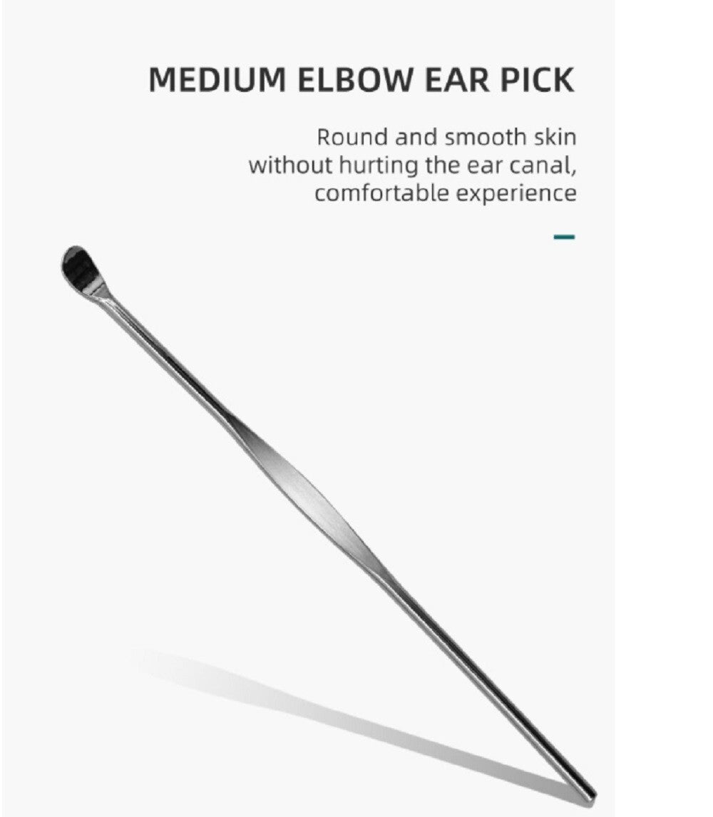 Q-Grip Ear Wax Remover Tool – Spiral Picker Spoon Safe Ear Cleaning Kit Reusable