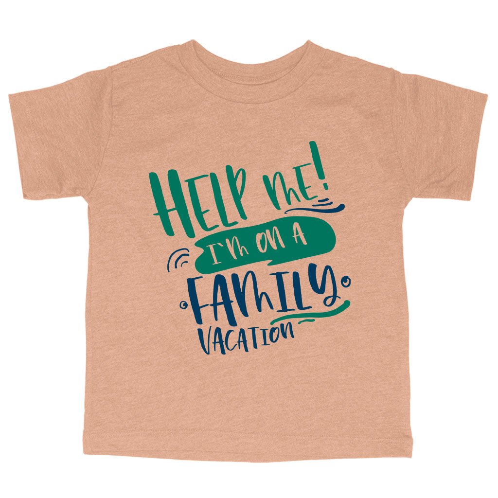 Triblend Toddler Help Me T-Shirt - Holiday T-Shirts for Family - Funny Family T-Shirt