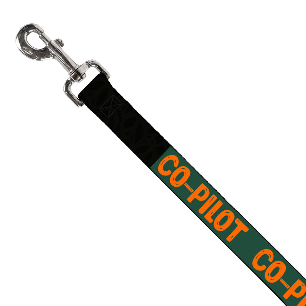 Co Pilot Pet Leash - Best Print Leash - Cool Quote Leash for Dogs