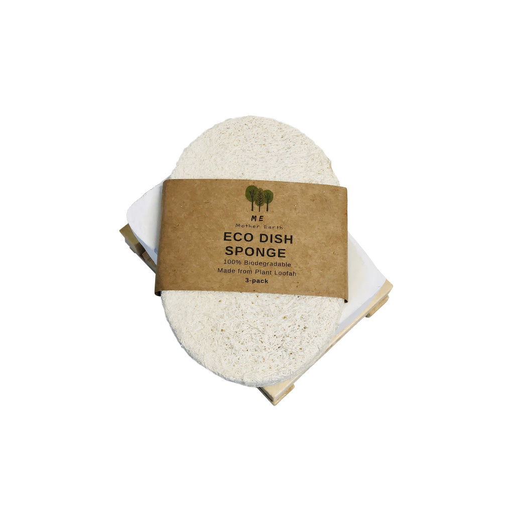 Single Layer Loofah Dish Sponges (3 pcs)