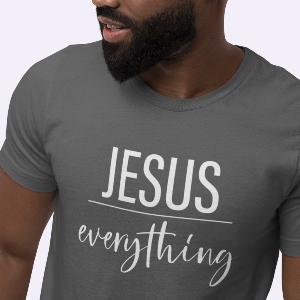 Jesus Everything Unisex Jersey T-Shirt Made in USA