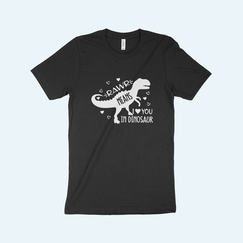 Dinosaur Valentine Shirt Made in USA