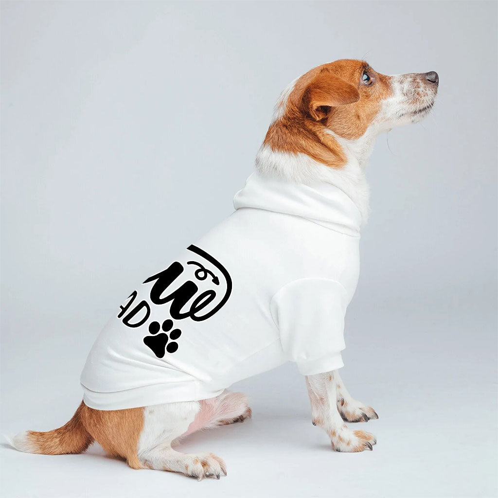 Paw Squad Dog Hoodie - Graphic Dog Coat - Unique Dog Clothing