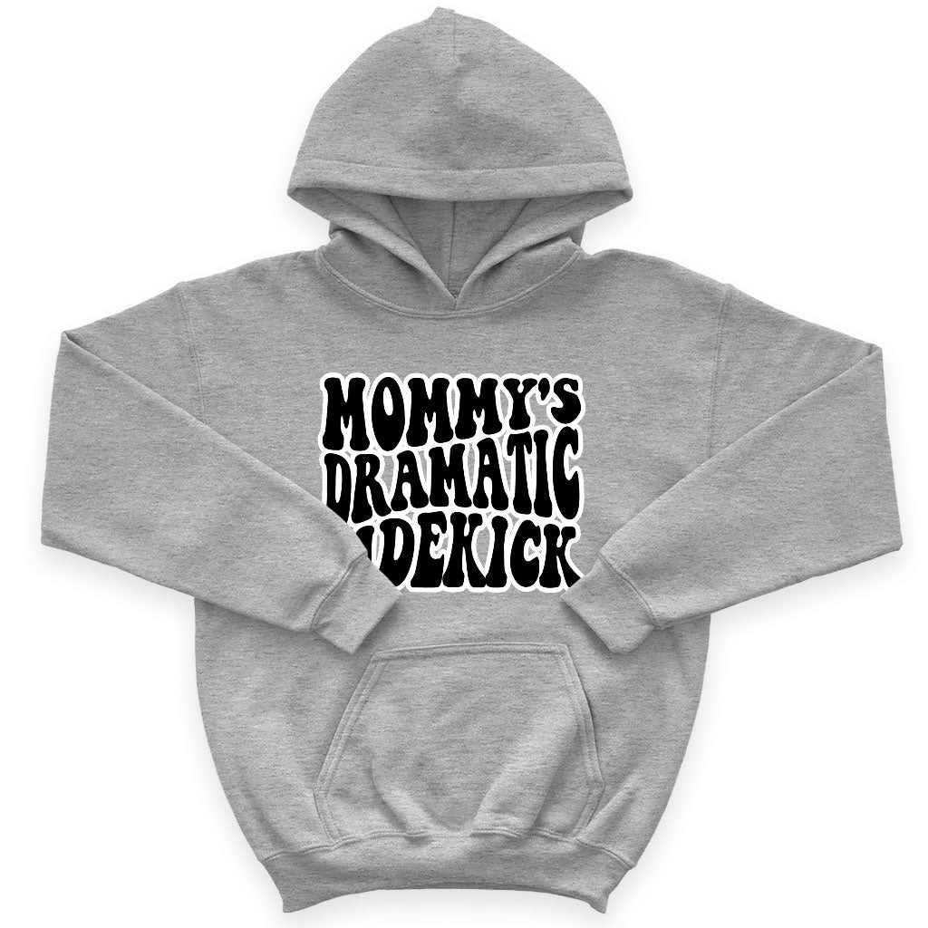 Dramatic Kids' Sponge Fleece Hoodie - Funny Design Kids' Hoodie - Cool Design Hoodie for Kids