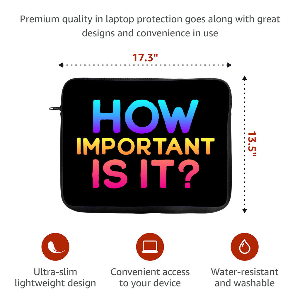 Funny MacBook Pro 16" Two-Sided Sleeve - Cute Laptop Sleeve - Printed MacBook Sleeve