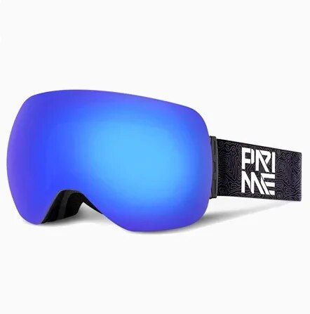 Quick-Change Magnetic Ski Goggles - Anti-Fog, Dual Layer Lens for Snowboarding & Skiing