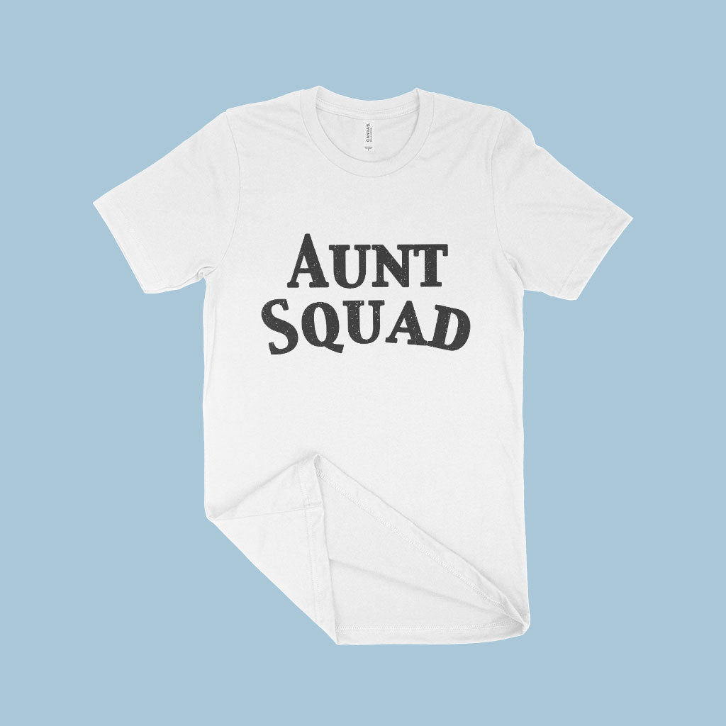 Aunt Squad Women's Jersey T-Shirt Made in USA